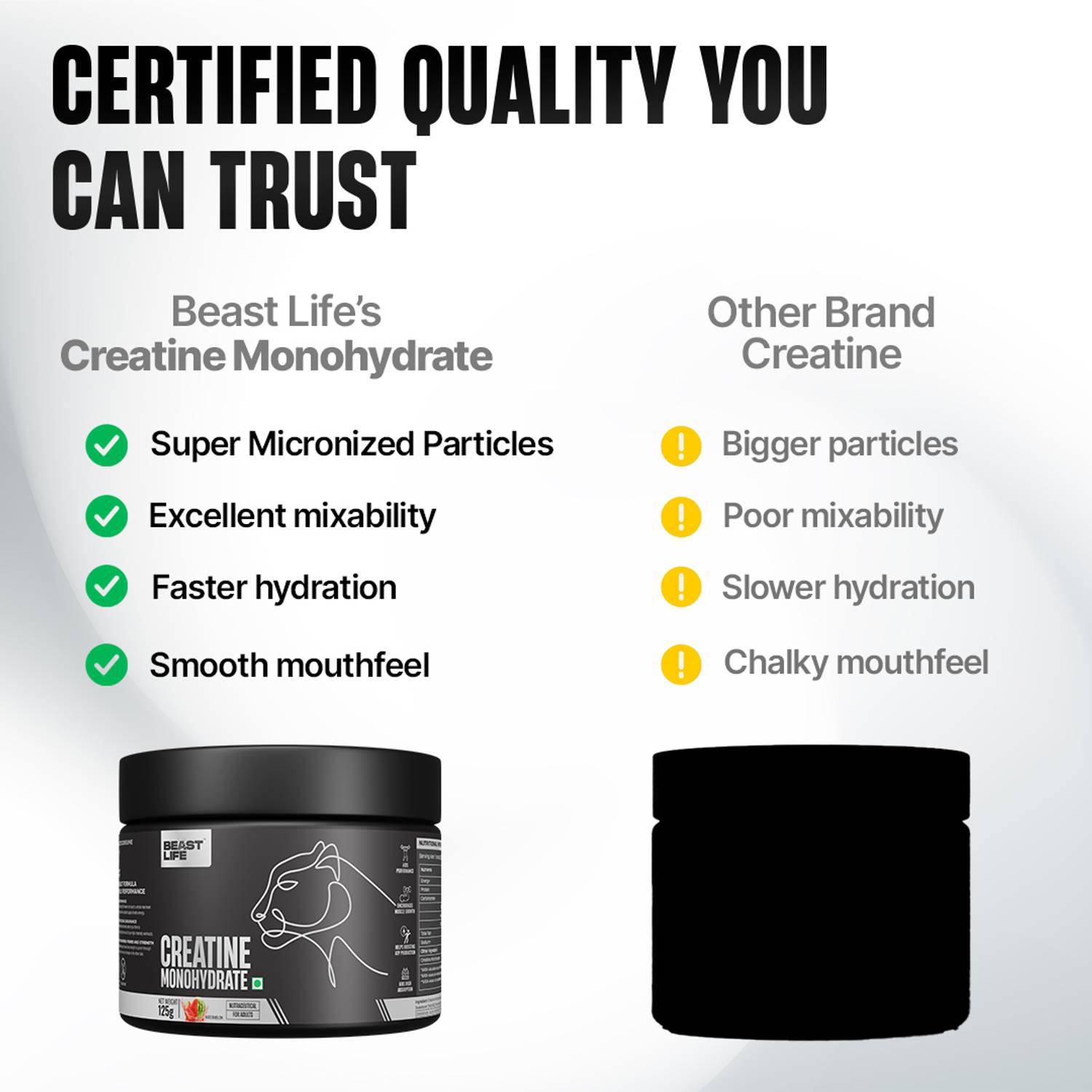 BeastLife Creatine Monohydrate 33 Servings - Image 4