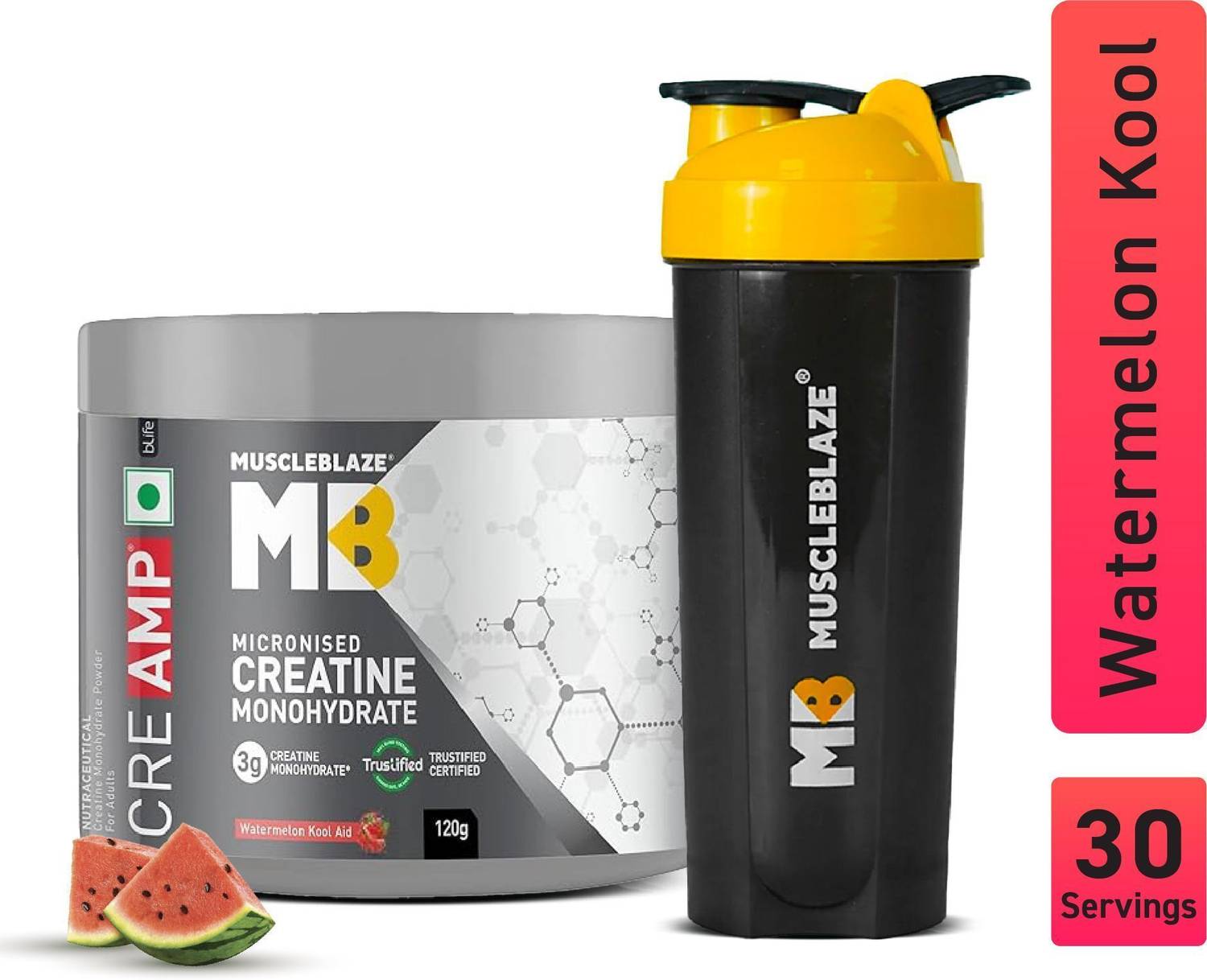 MUSCLEBLAZE Micronised Creatine Monohydrate 200g - Image 1