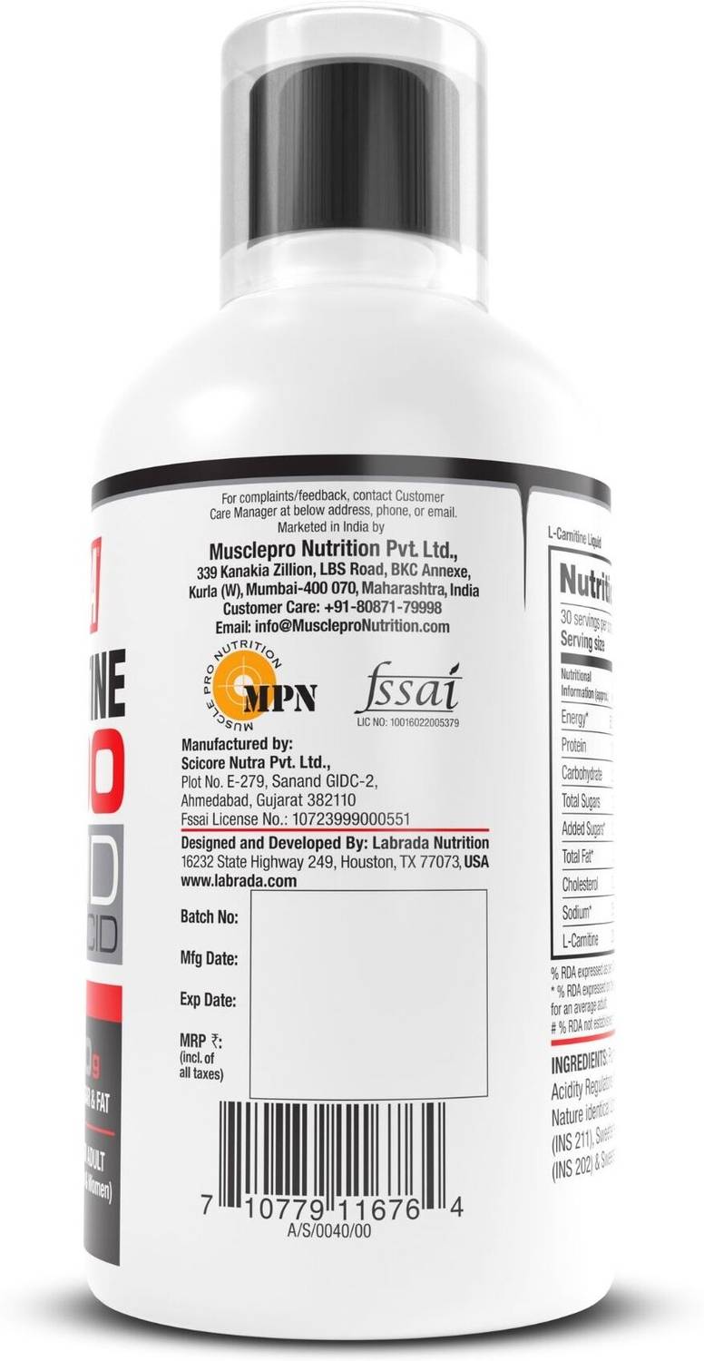 l carnitine supplement powder Nutricost L-Carnitine Tartrate Powder (100 Grams) : Target