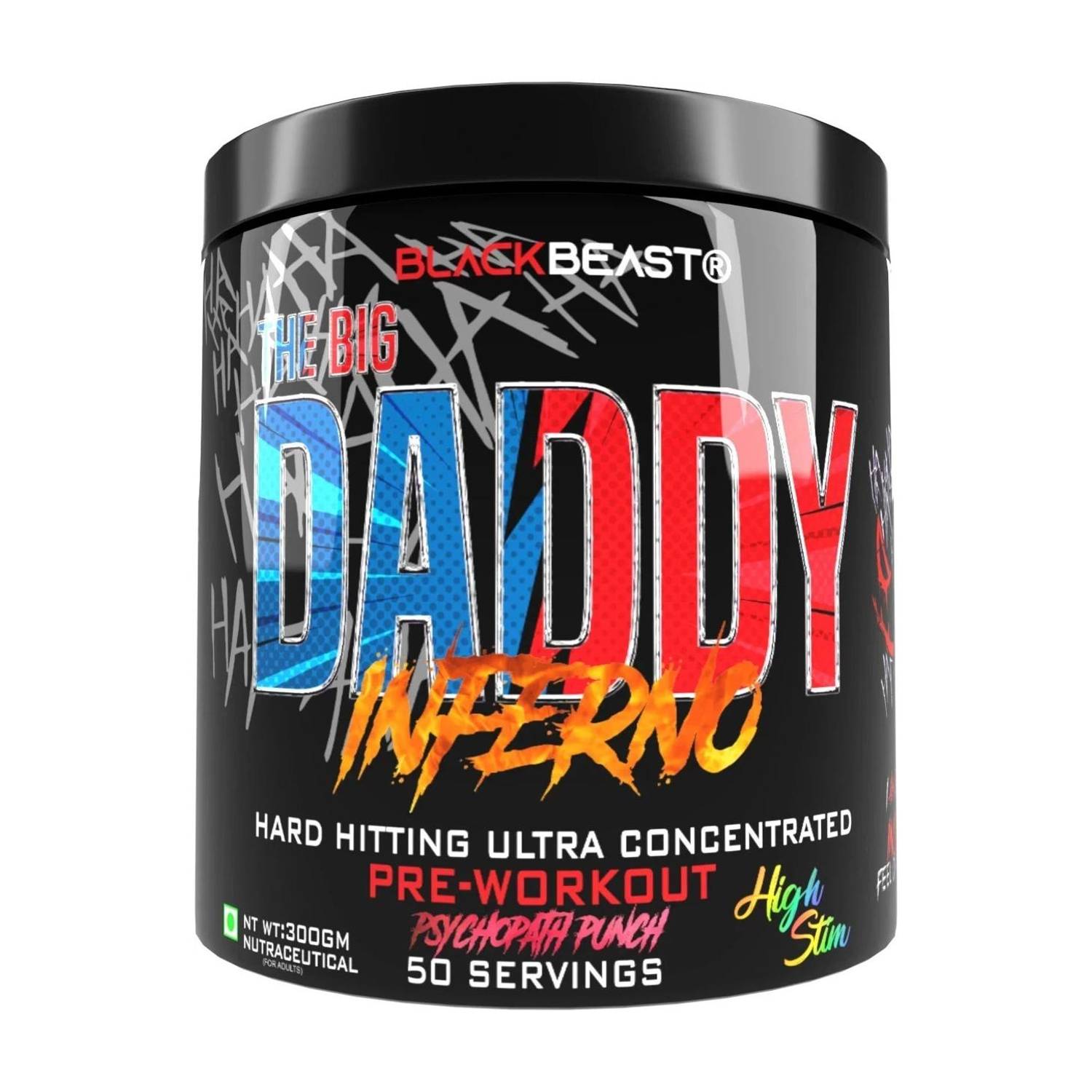 Black Beast Big Daddy Inferno Preworkout 50 Servings - Image 1