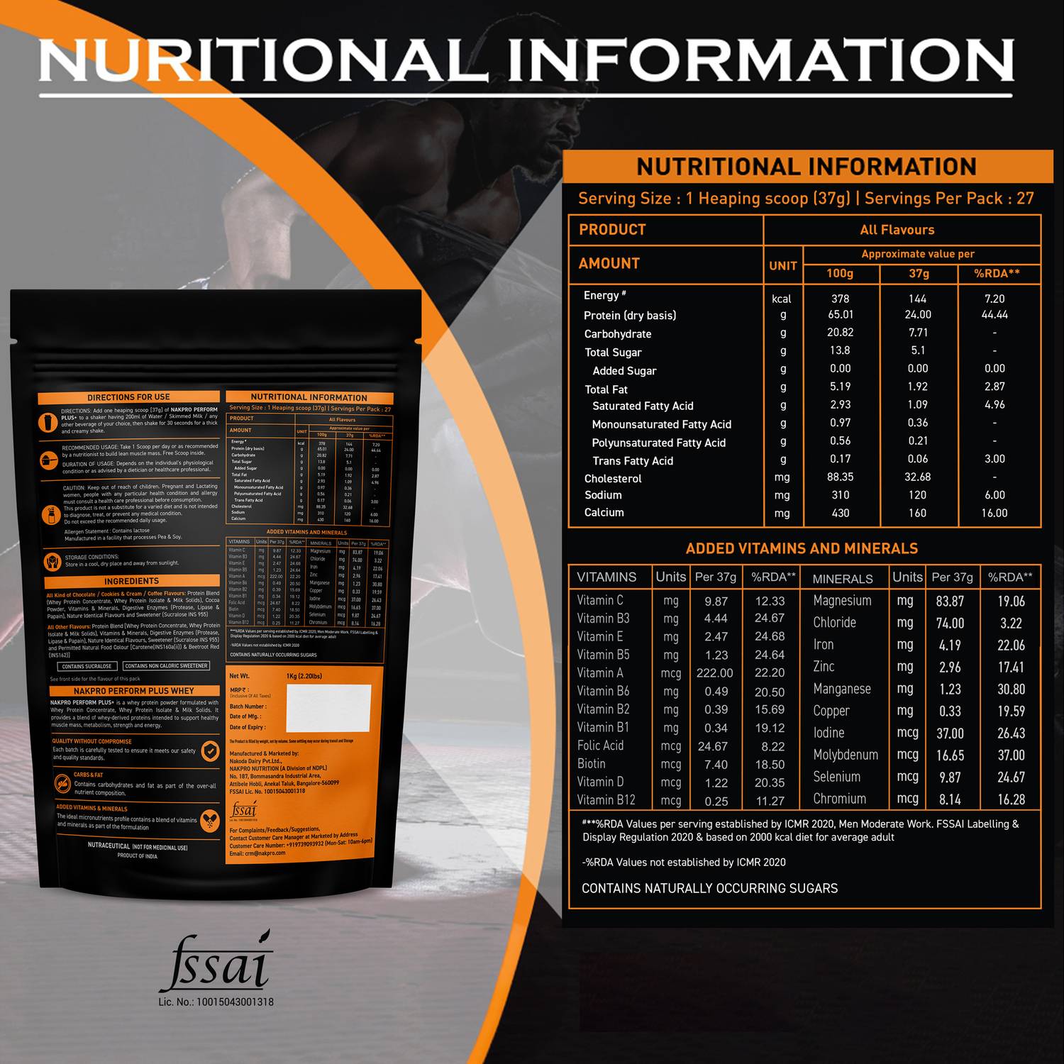 Nakpro PERFORM PLUS+ 24g Protein - Image 3