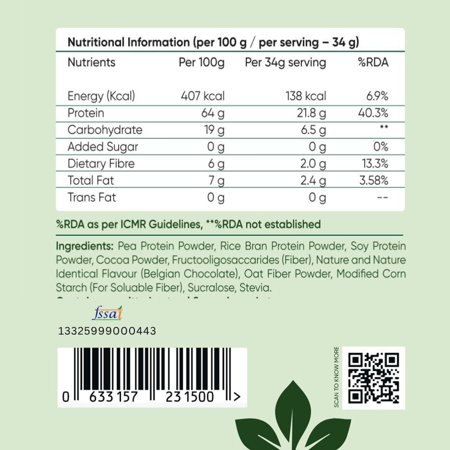 Image of Ayuvana Plant Protein Powder Plant-Based Protein