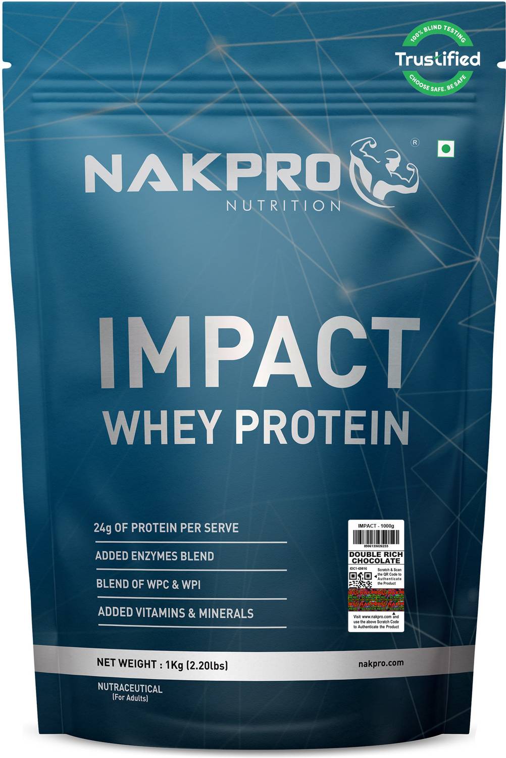 Nakpro Impact Isolate Whey Protein 1kg