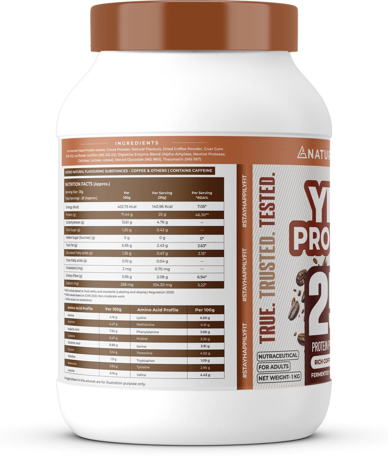 Naturaltein Fermented Yeast Protein Powder 25g - Image 2