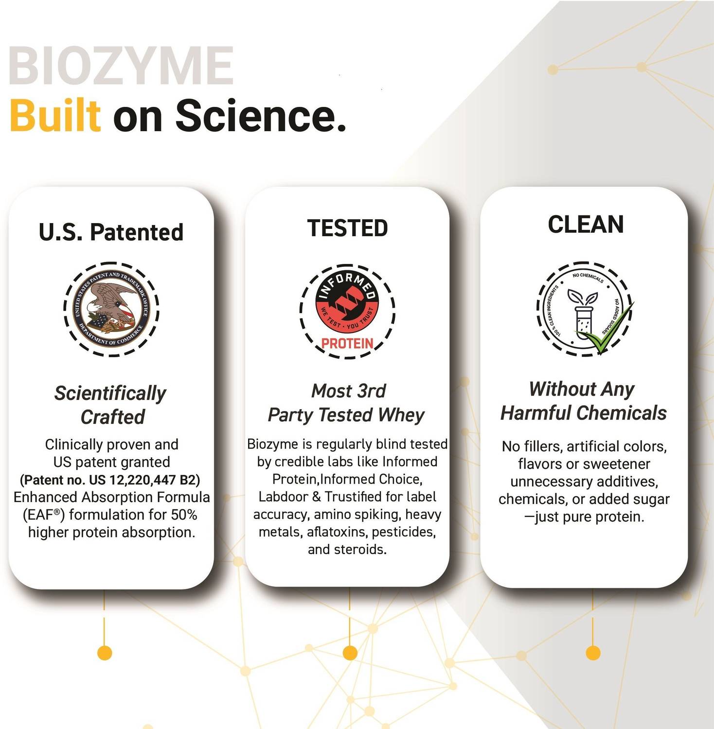 MUSCLEBLAZE Biozyme Iso-Zero Low Carb Whey Protein (27g/scoop) - Image 3