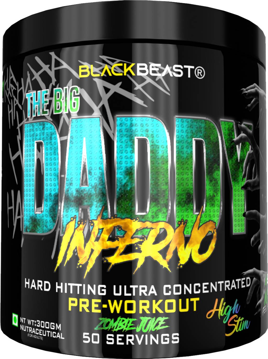 Black Beast Big Daddy Inferno Preworkout 50 Servings