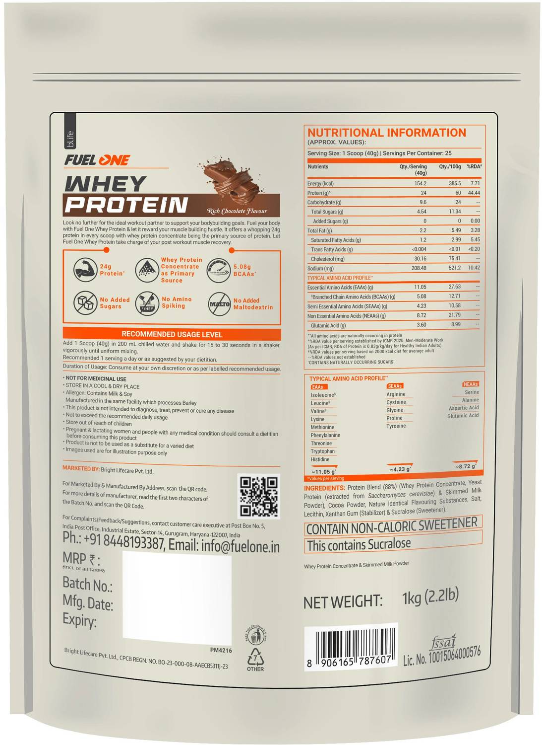 FUELONE Whey Protein Blend 24g - Image 2