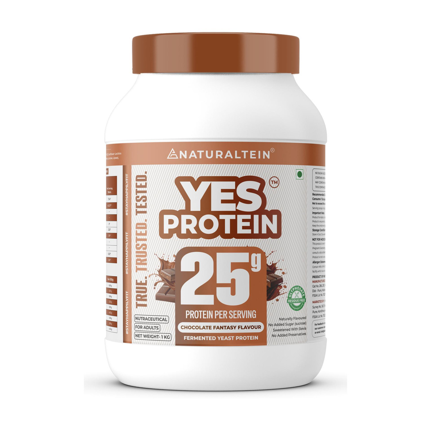 Image of NATURALTEIN Fermented Yeast Protein Powder | 25g Protein Per Scoop | Vegan Plant Protein Plant-Based Protein