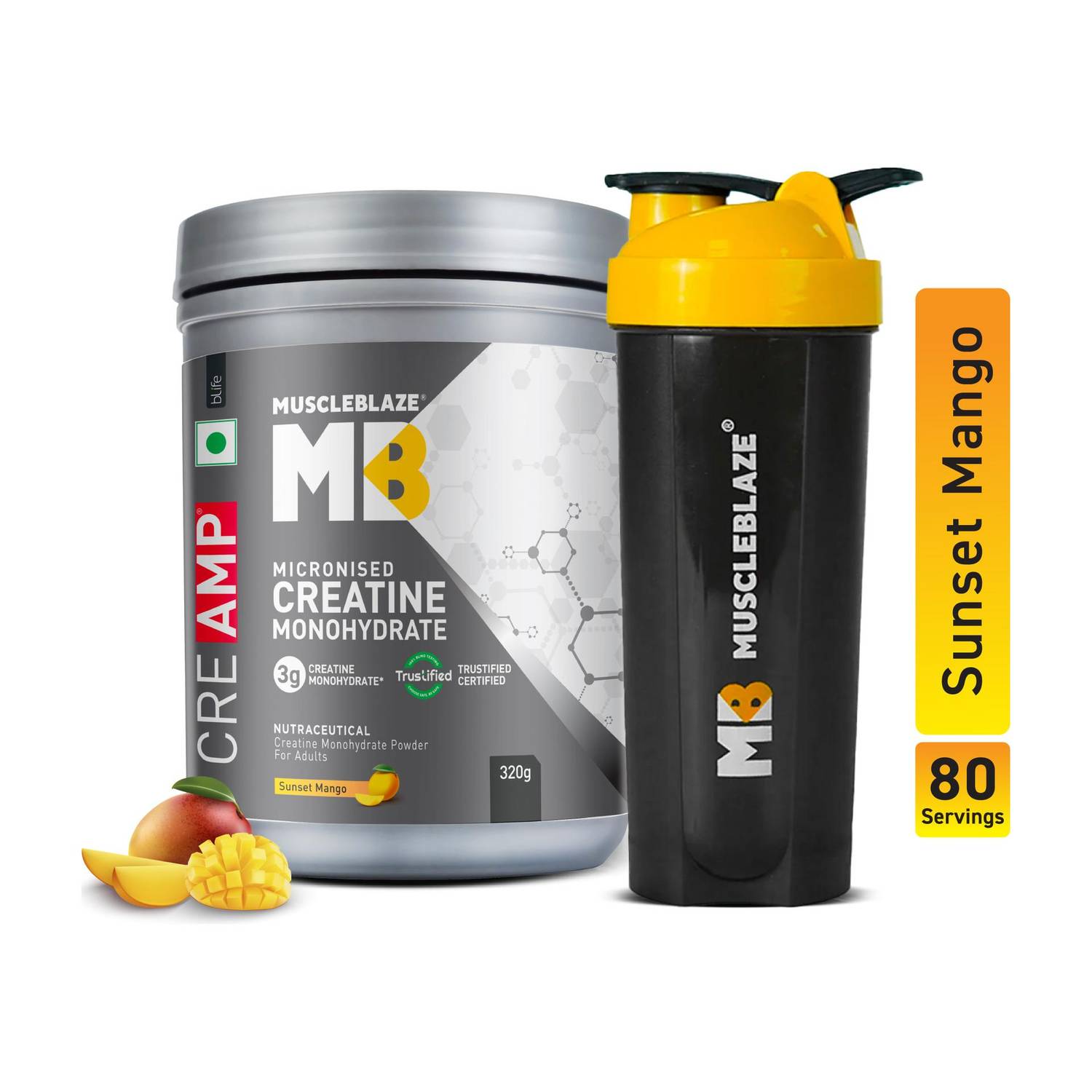 MUSCLEBLAZE Micronised Creatine Monohydrate 100g - Image 1