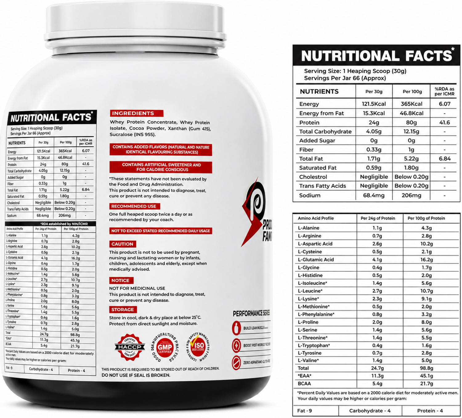 Image of PROTEINFARM TRUE WHEY Protein Power Chocolate , Blend of whey Concentrate, whey Isolate , Whey Protein