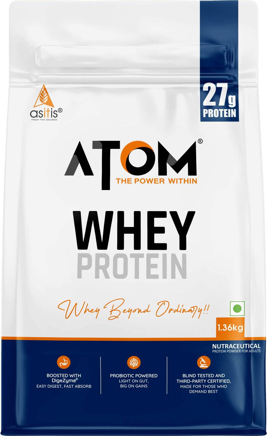 AS-IT-IS Nutrition ATOM Whey Protein 1.36kg