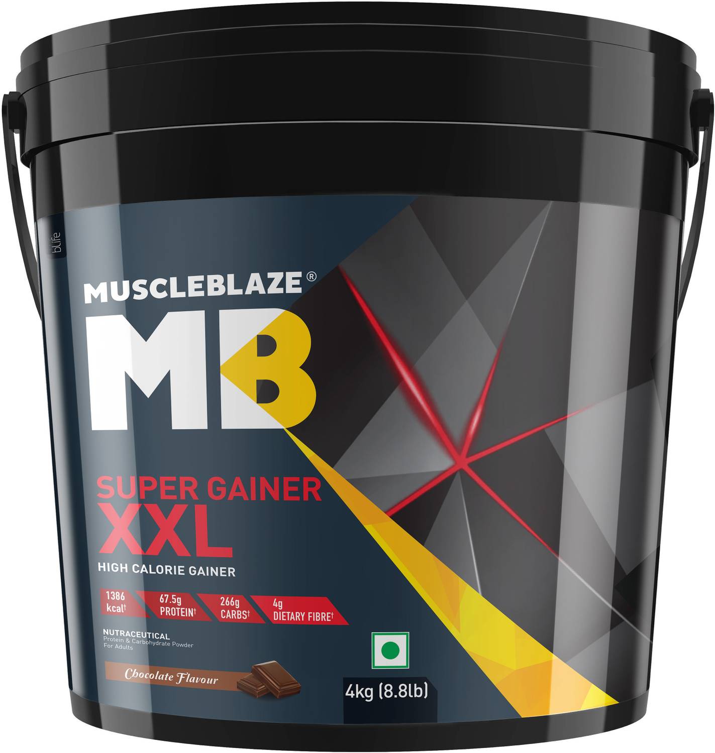 MUSCLEBLAZE Super Gainer XXL 3kg - Image 1