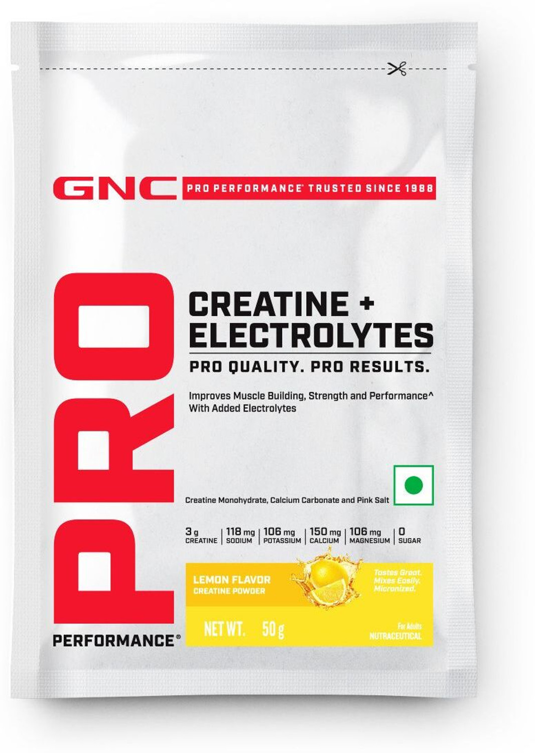 Image of GNC Creatine+ Electrolytes | Creatine + Sodium, Potassium, Calcium, Magnesium Creatine