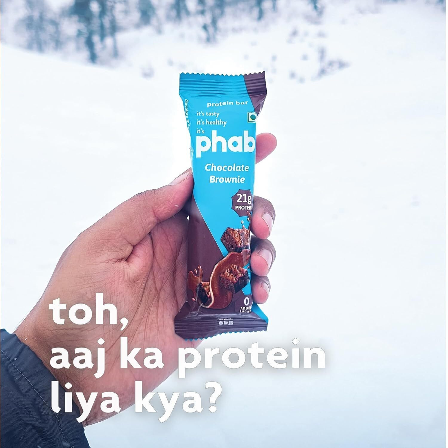 Image of Phab 21G Protein Bars (Pack Of 12), No Added Sugar Gluten-Free Protein Bar For Energy Protein Bars