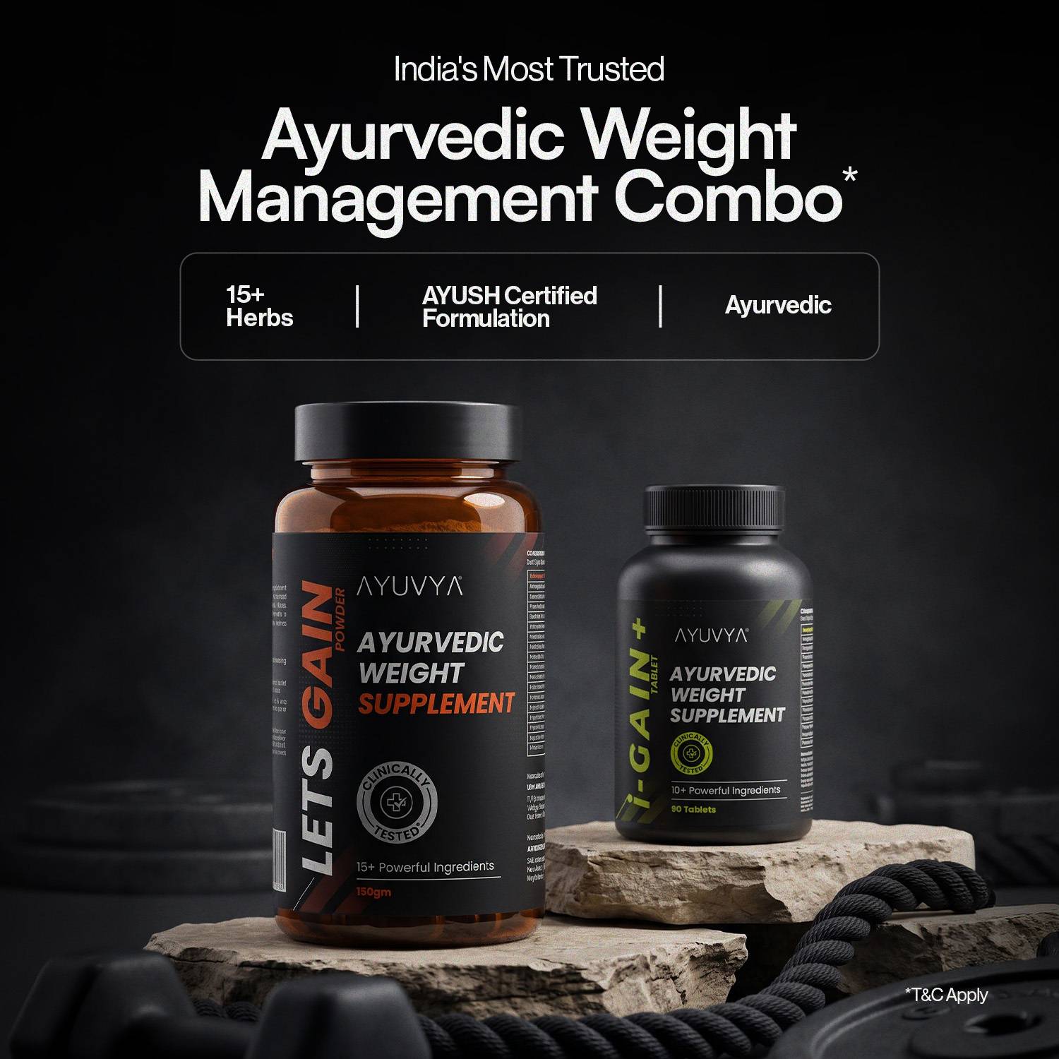 Ayuvya i-GAIN+ & Lets Gain Weight Gainers/Mass Gainers - Image 2