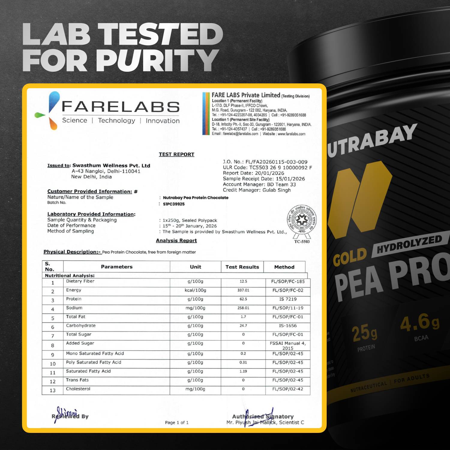 Nutrabay Gold Pea Protein Powder 25g - Image 5