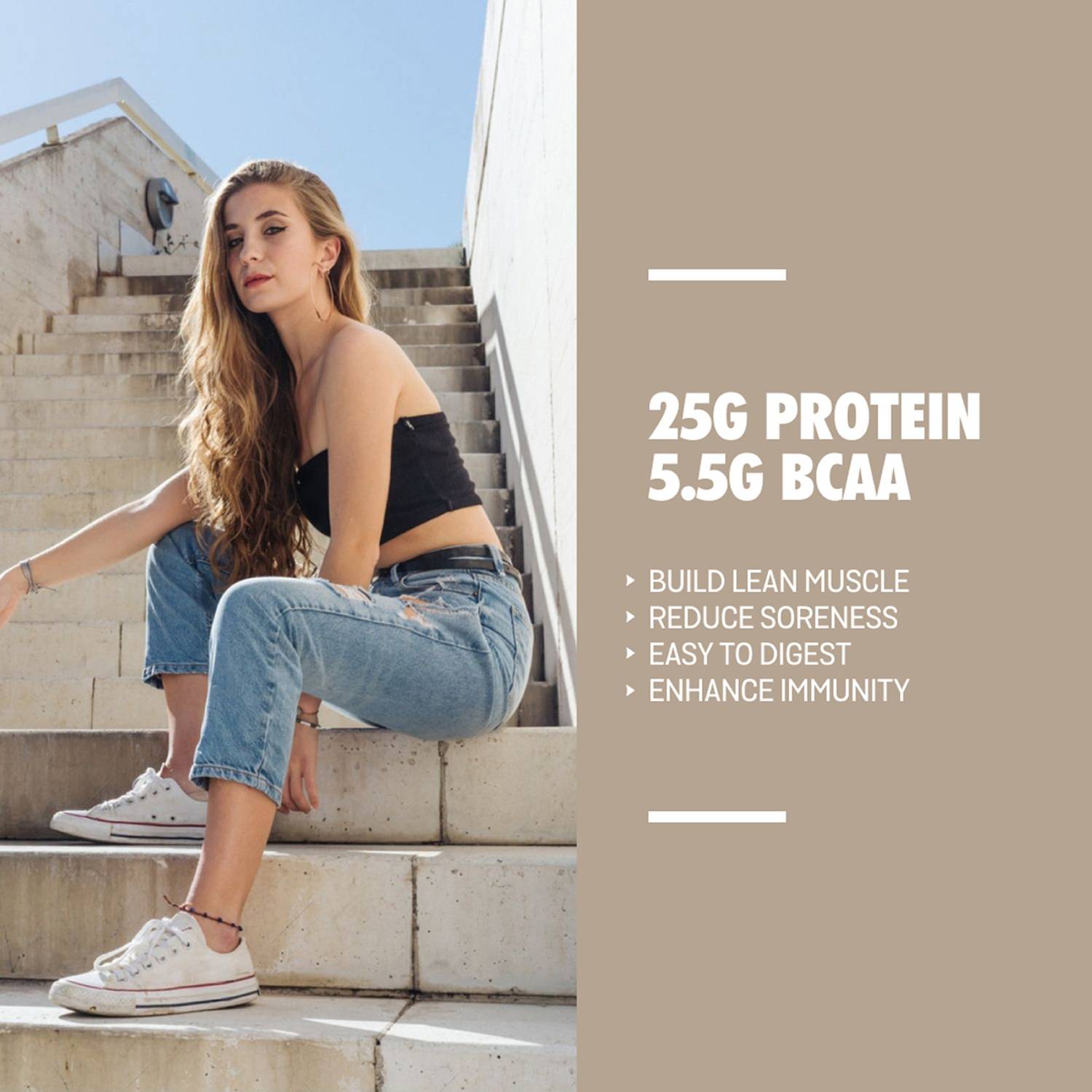 Sparkfusion Vegan Plant Protein Powder 1kg Chocolate - Image 3
