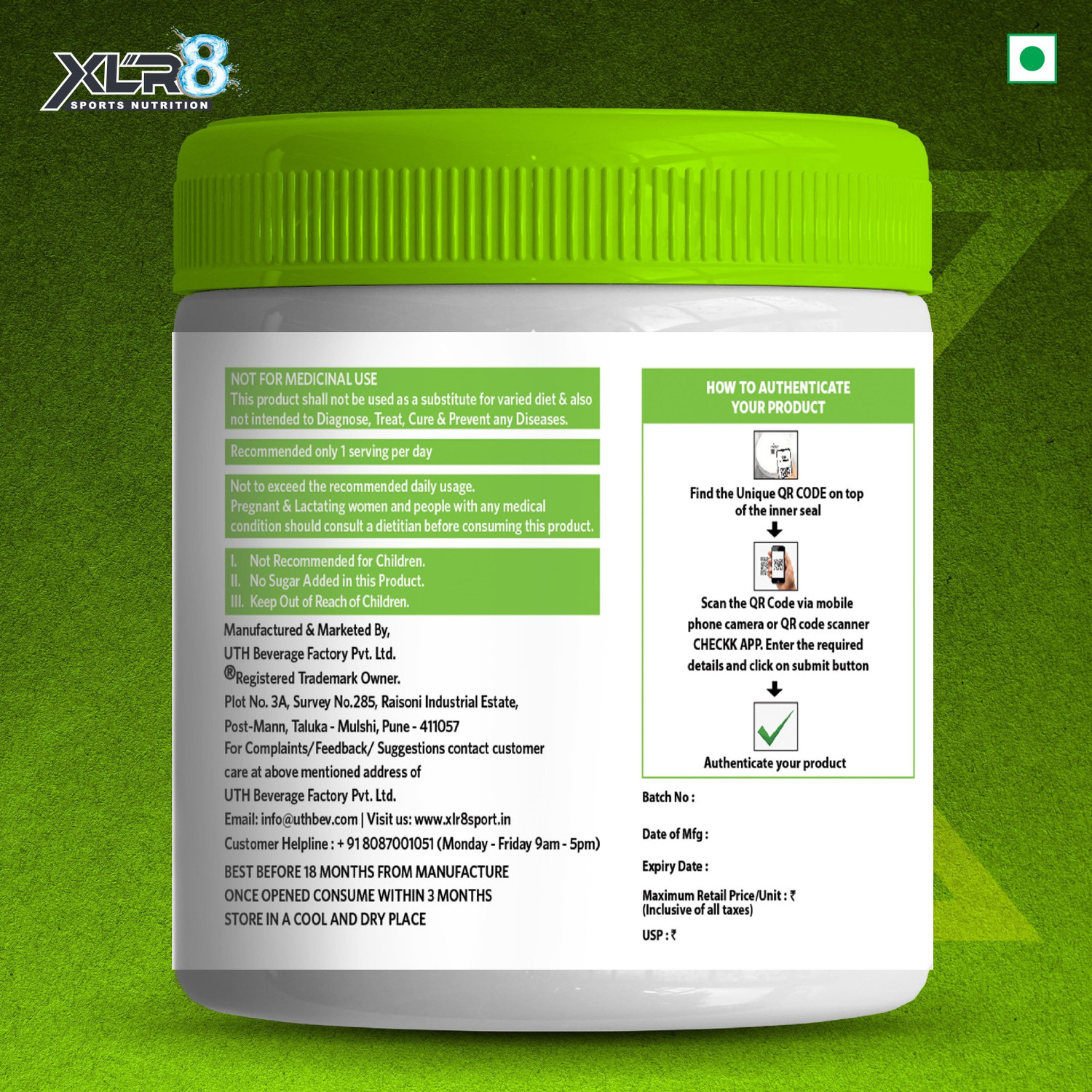 Image of XLR8 Creatine Monohydrate Powder Creatine