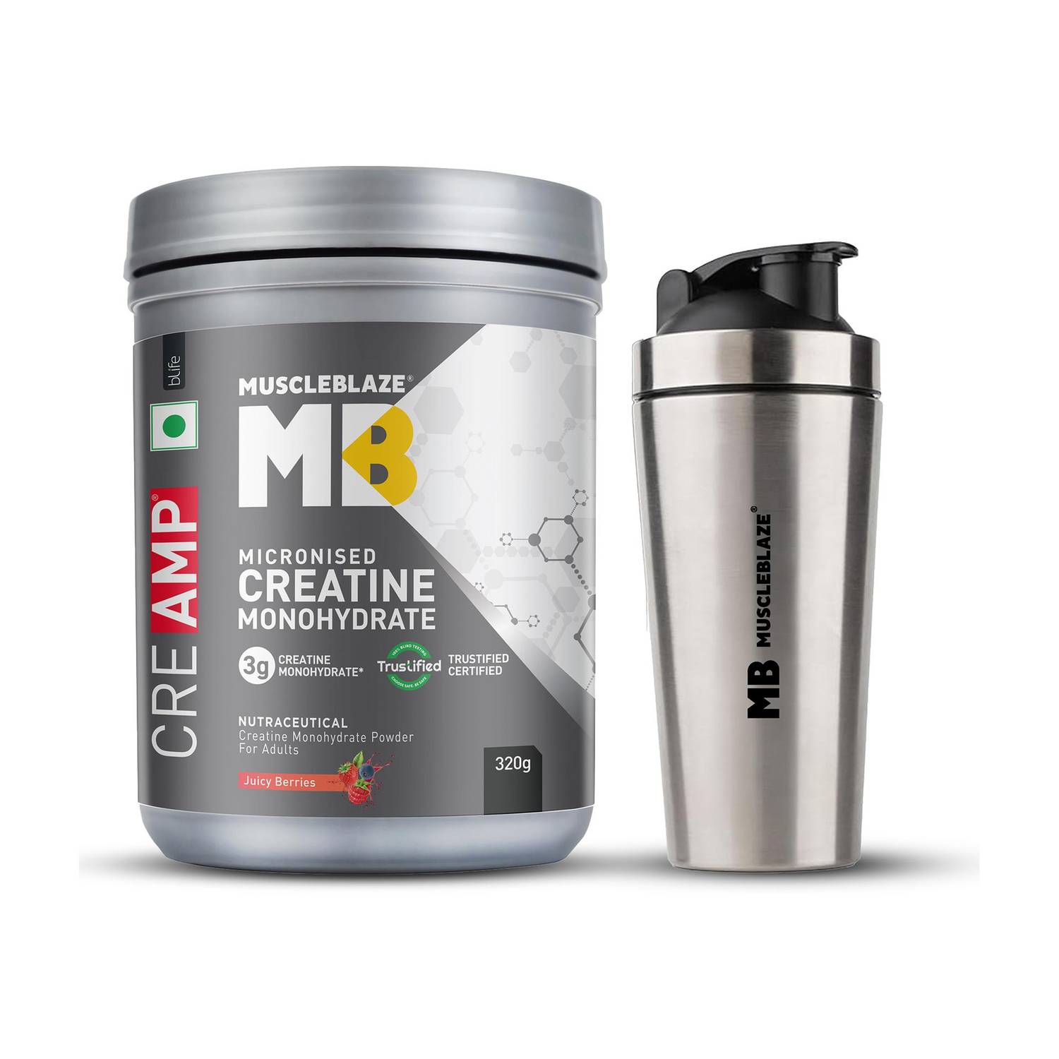 MUSCLEBLAZE Micronised Creatine Monohydrate 200g - Image 1