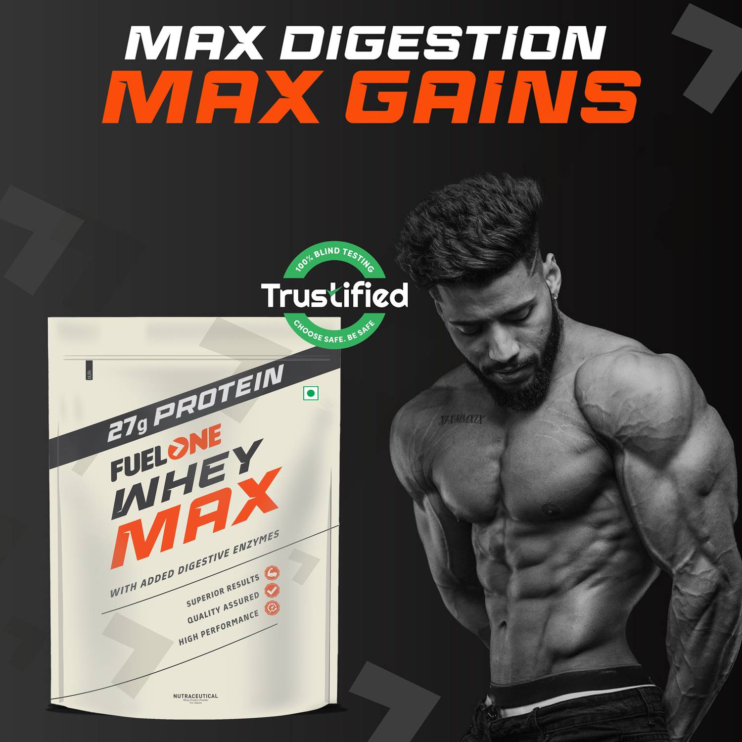 FUELONE Whey Max Protein Blend 27g - Image 3