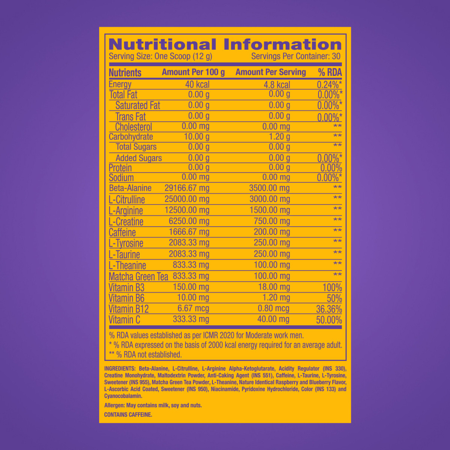 Image of GNC Pro Performance Pre Workout (360 g, Blue Raspberry)