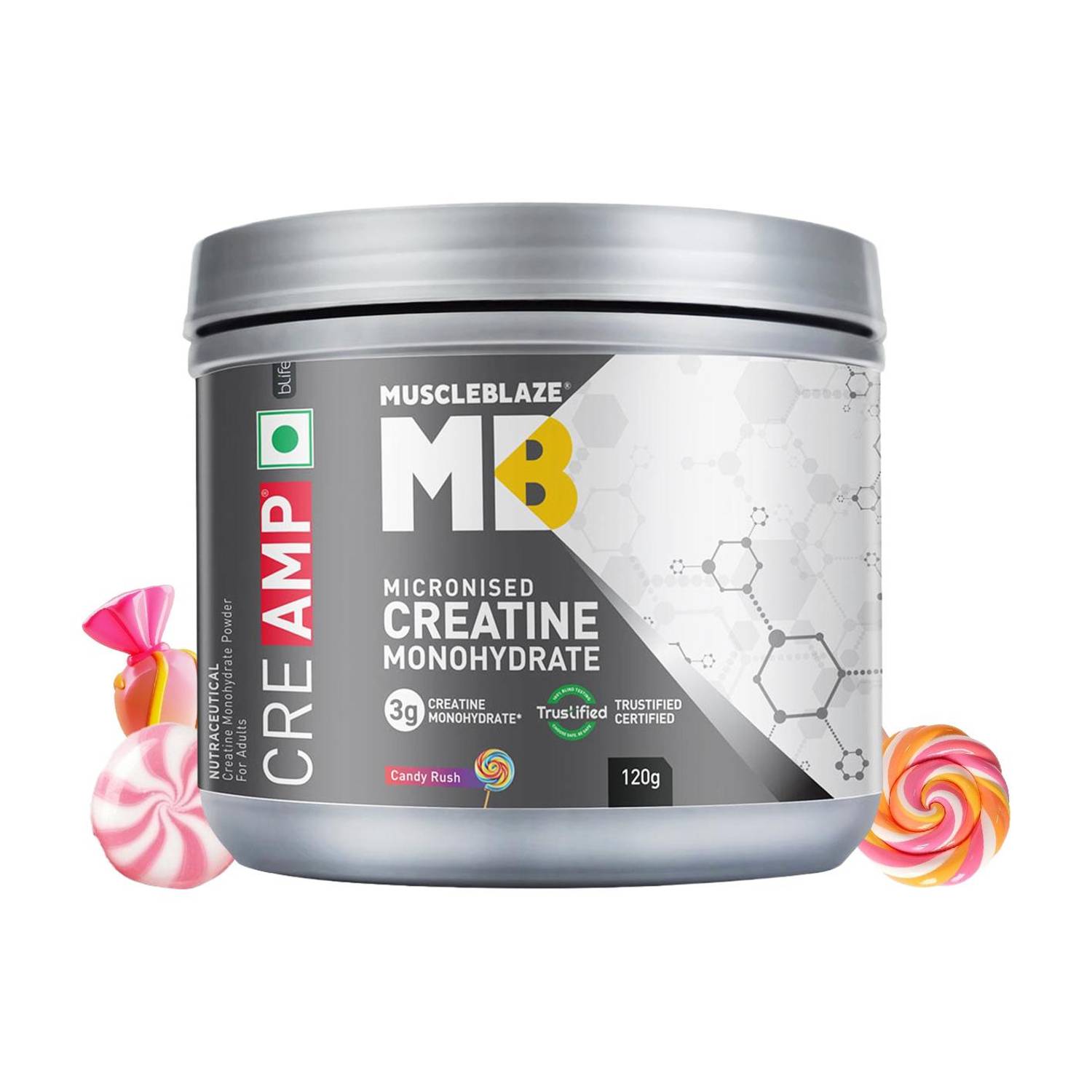 MUSCLEBLAZE Micronised Creatine Monohydrate 200g - Image 1