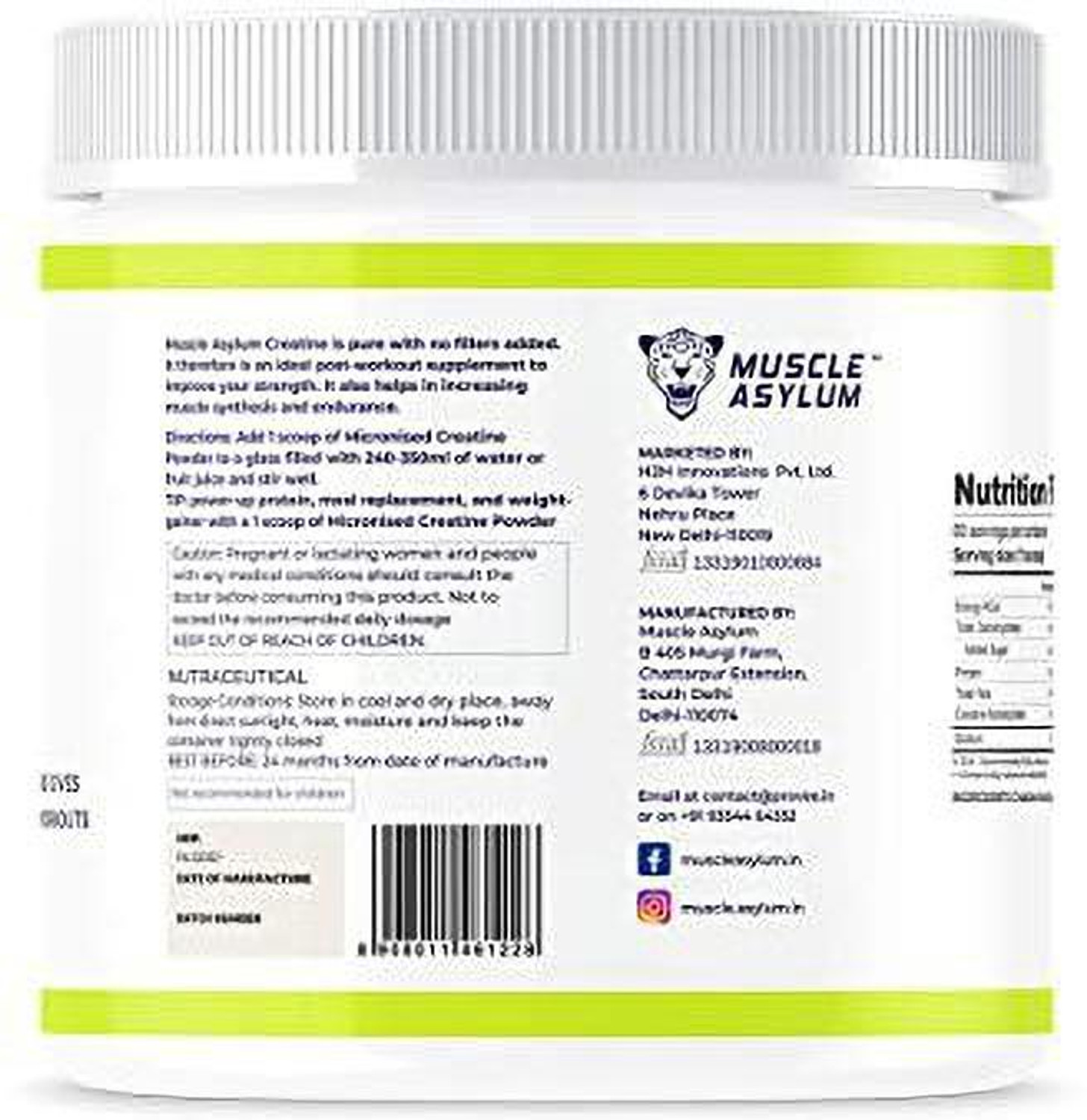Image of Muscle Asylum Muscle Whey 100% Whey Protein-Double Chocolate-1Kg &Creatine -250gm (Unflavored) Whey Protein