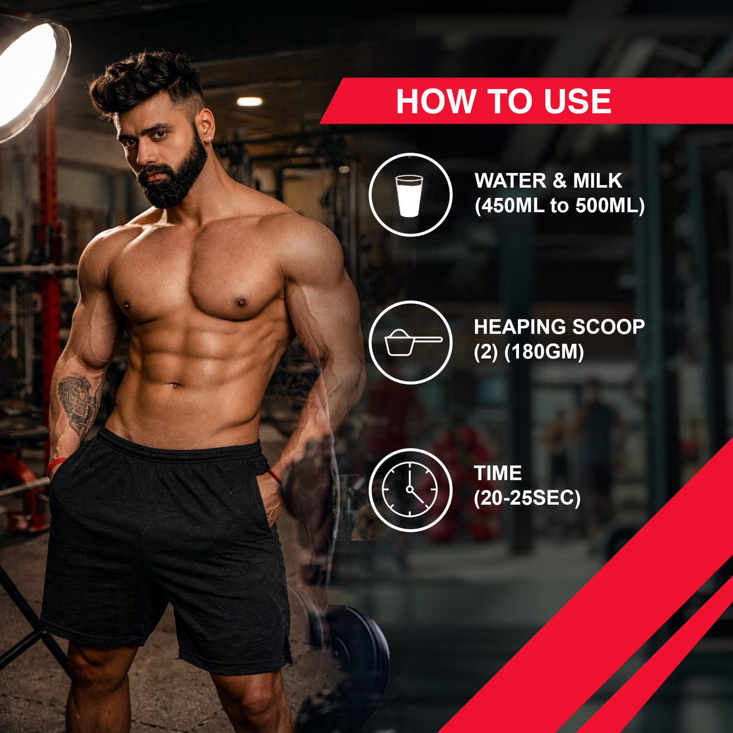 Image of Muscle Performance Anabolic Mass Gainer With 40g Protein, Added Vitamins, Probiotics, Enzymes Weight Gainers /Mass Gainers