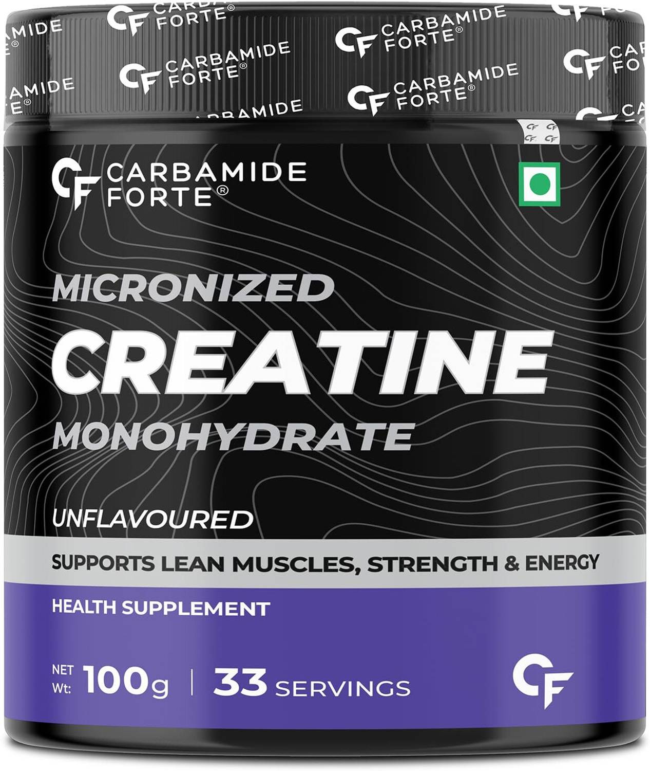 CARBAMIDE FORTE Creatine Monohydrate Powder | Unflavoured Creatine for Muscle Strength Creatine