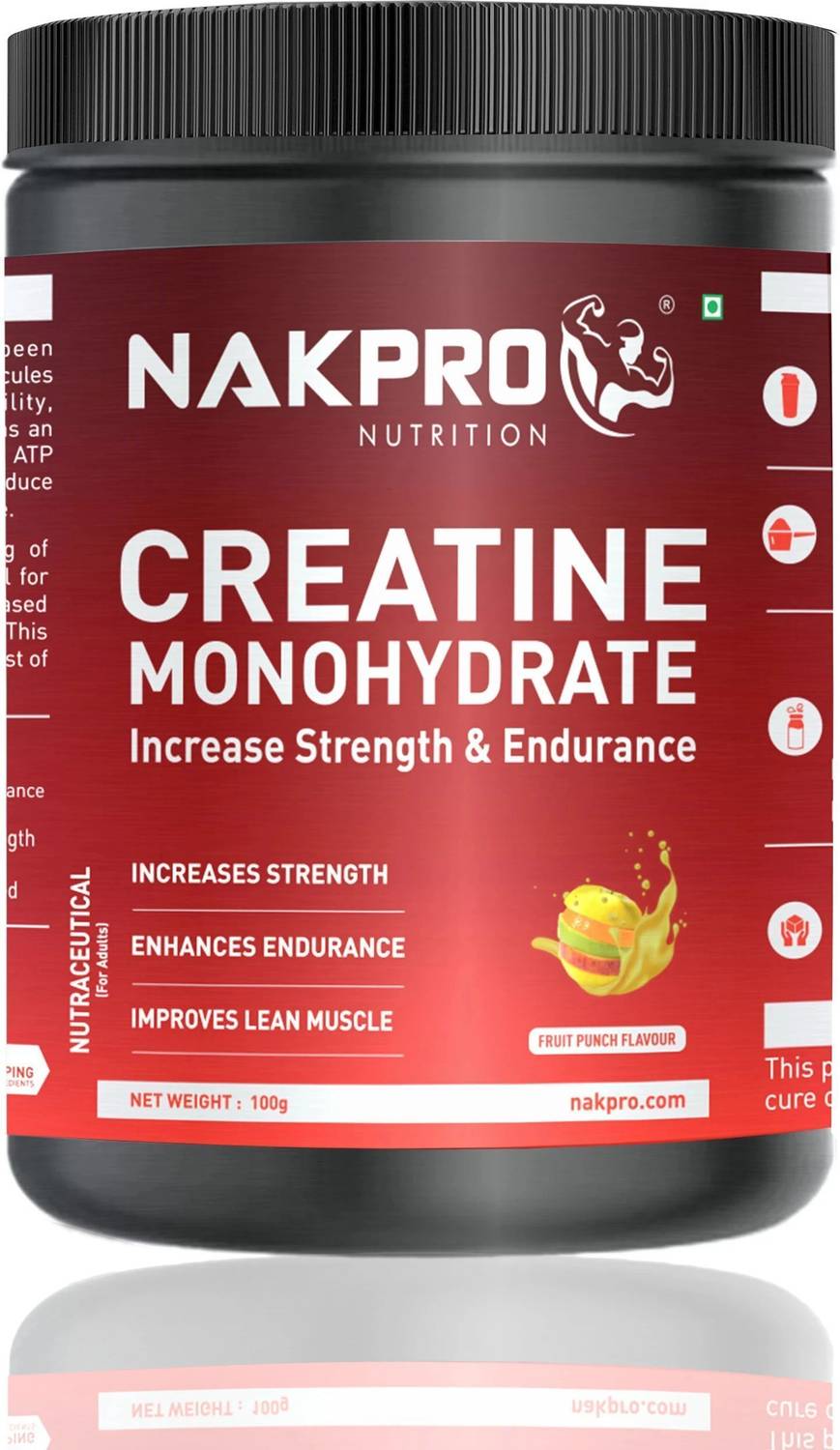 Nakpro Micronized Creatine Monohydrate 100g