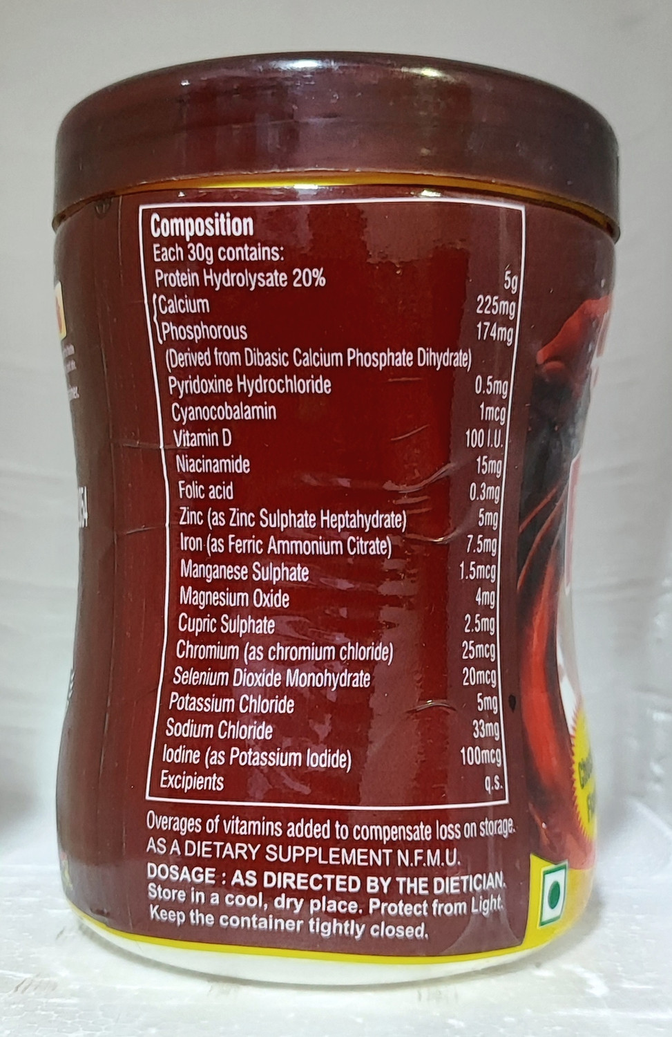 Image of VITAPROL Protivin Protein Powder Vitamin B12 Iron Stamina Weight Growth Nutrition Health Protein Blends
