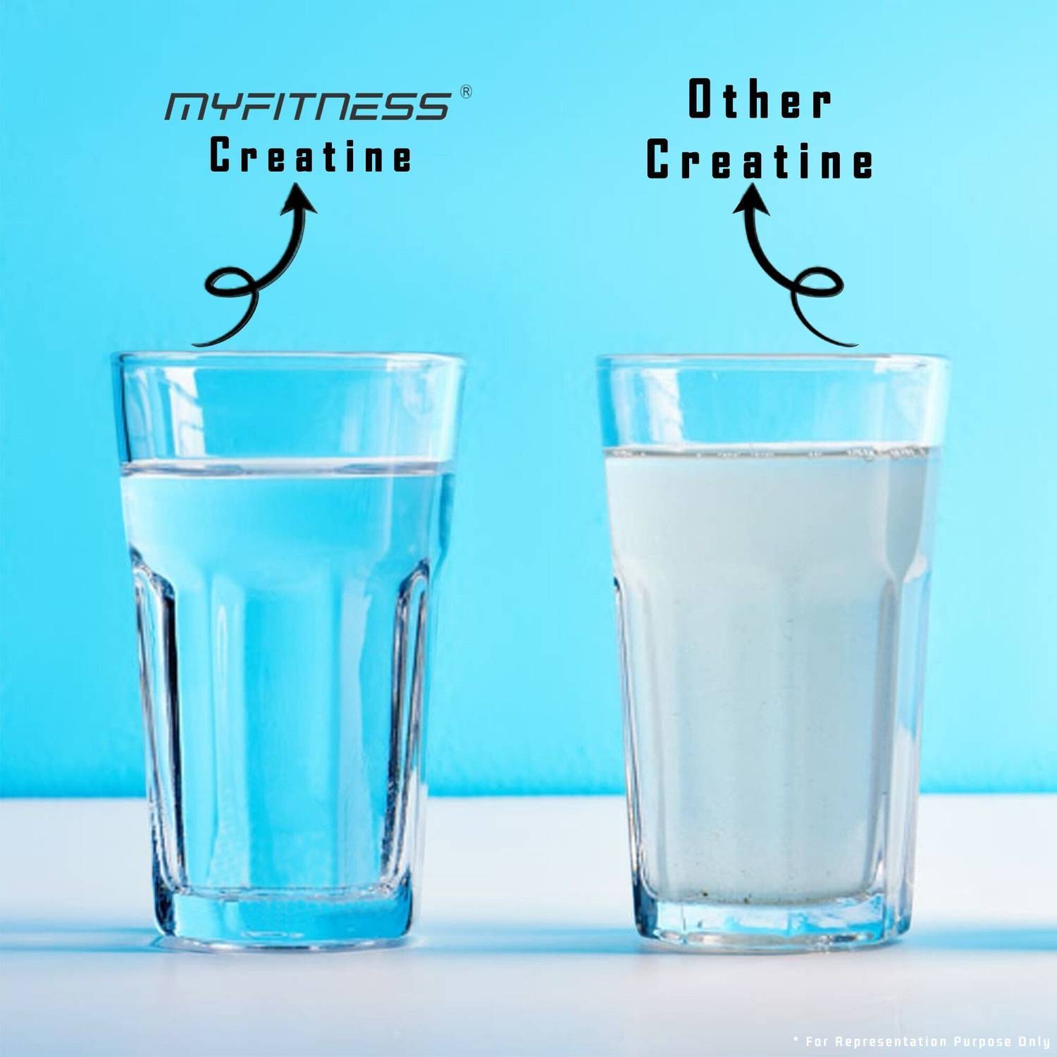 MYFITNESS Monohydrate Creatine Powder 40 Servings - Image 4