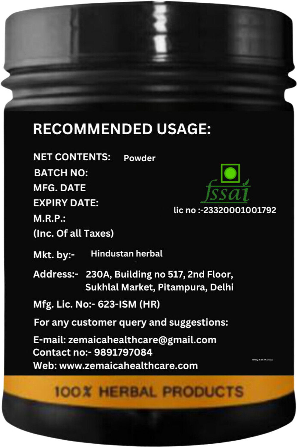 Image of hindustan herbal Slim Fat Loss, Body Weight Control, Fat Burn, Pack of 1, Flavor Butterscotch Whey Protein