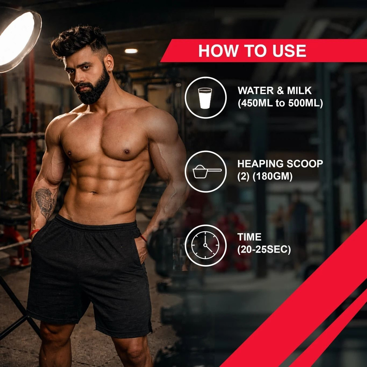 Image of Muscle Performance Anabolic Mass Gainer With 40g Protein, Added Vitamins, Probiotics, Enzymes Weight Gainers /Mass Gainers