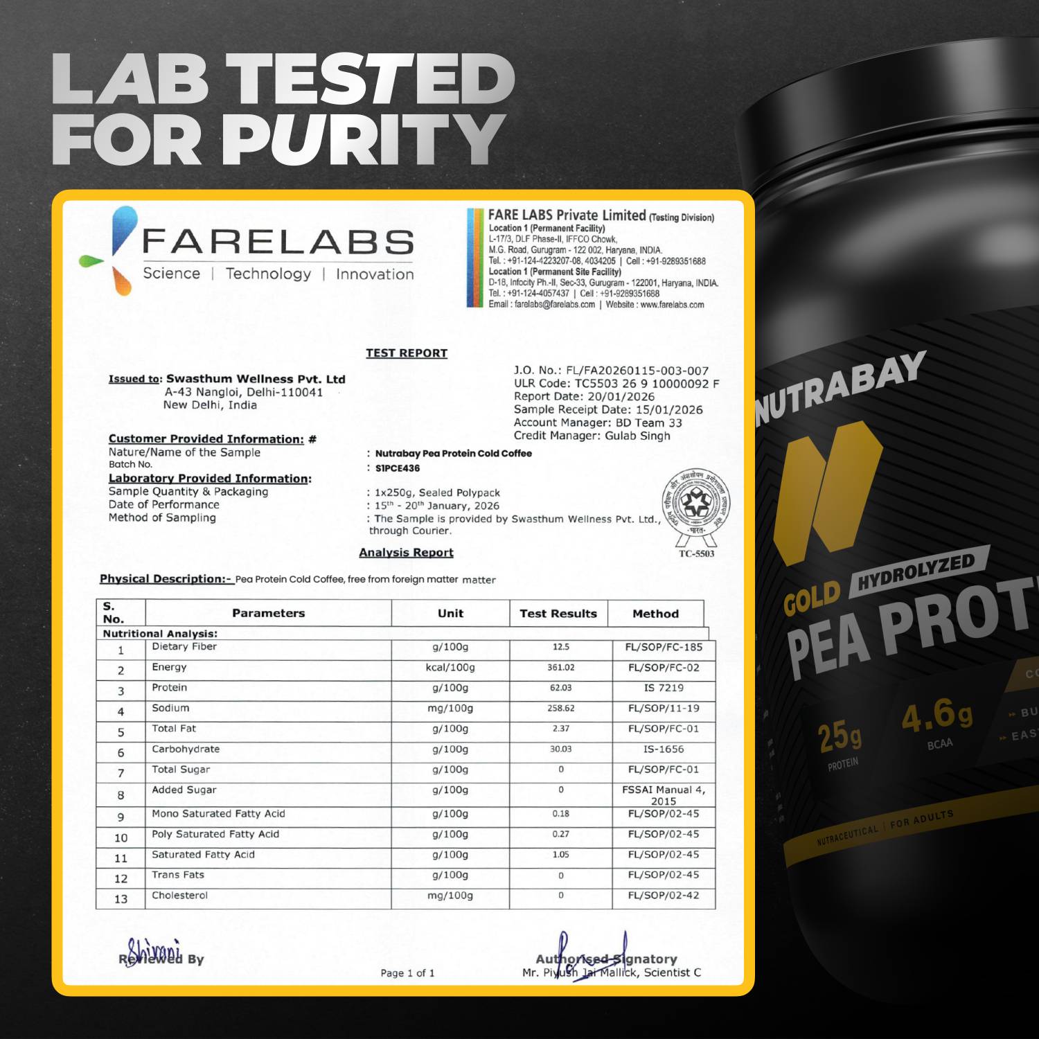 Nutrabay Gold Pea Protein Powder 25g - Image 5