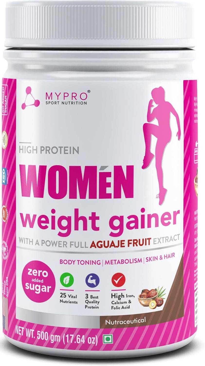 Mypro Sport Nutrition High Protein Women Weight Gainer Full AGUAJ