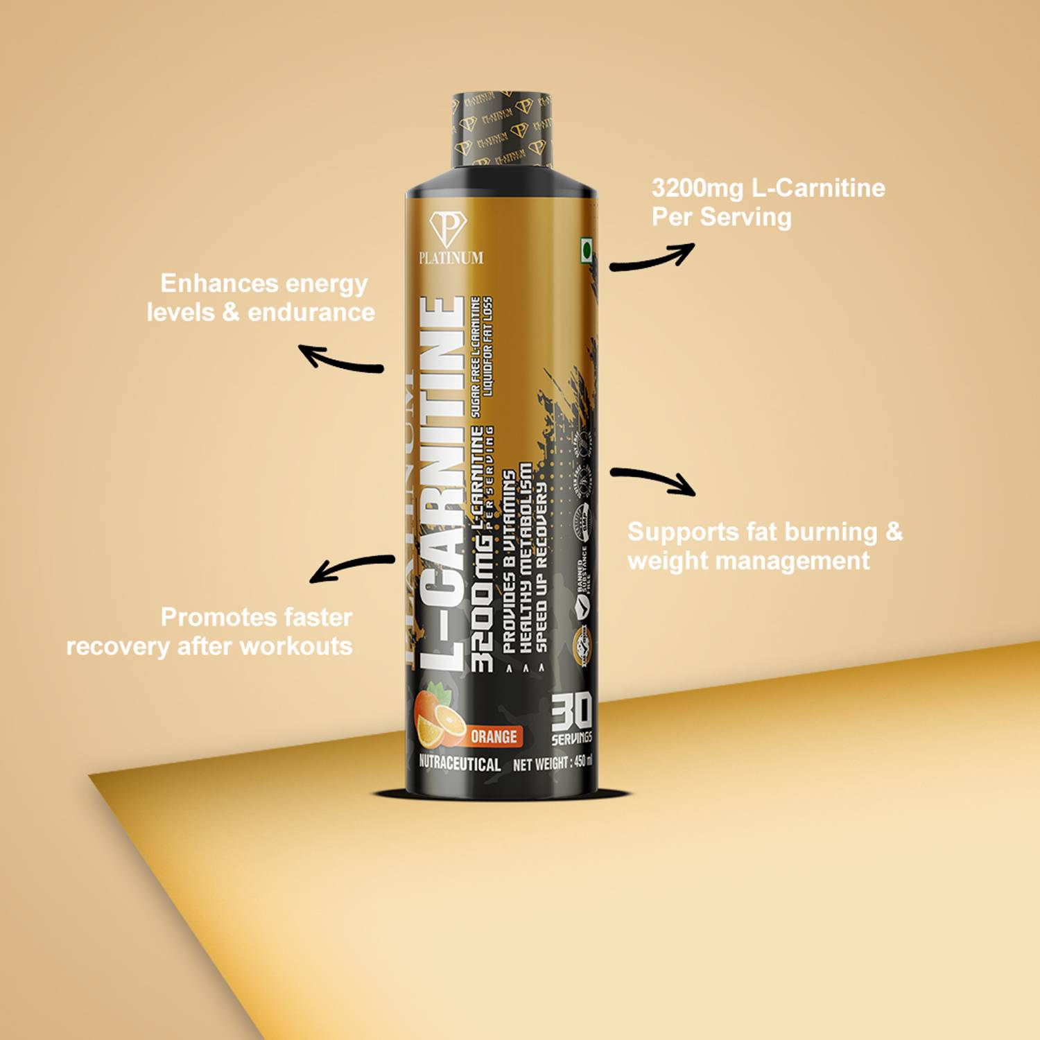 platinum l carnitine 1500 PLATINUM NUTRITION Liquid L-Carnitine 3200 Mg With Vitamin B12/B5 Creatine  Price in India
