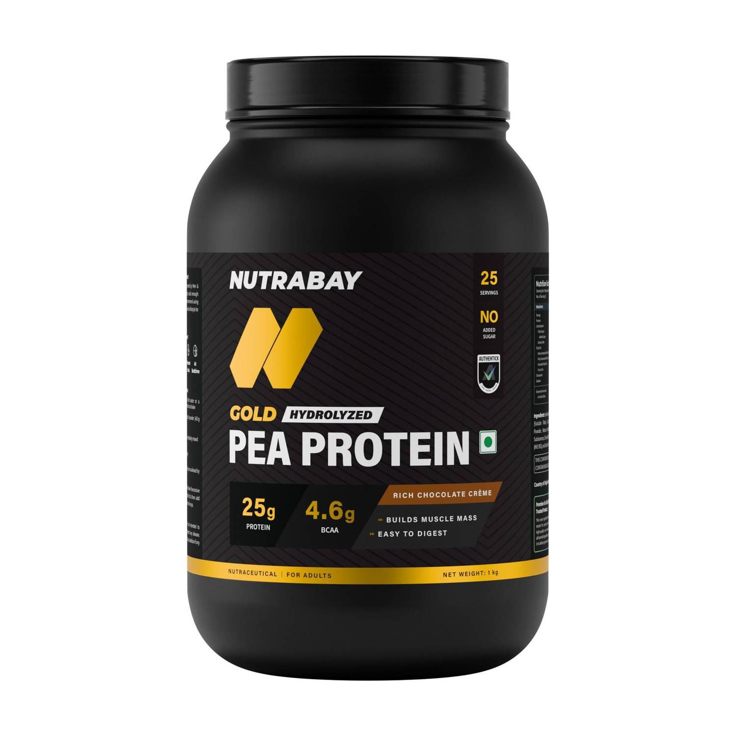 Nutrabay Gold Pea Protein Powder 25g - Image 1