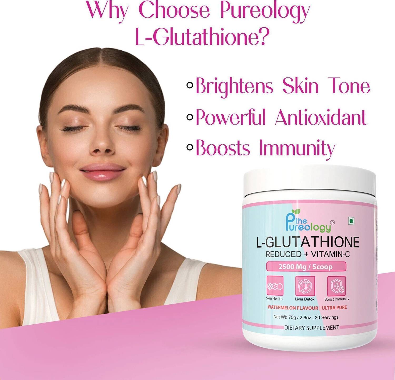 asgg glutathione L-Glutamine Powder - 5g per Serving main image 0