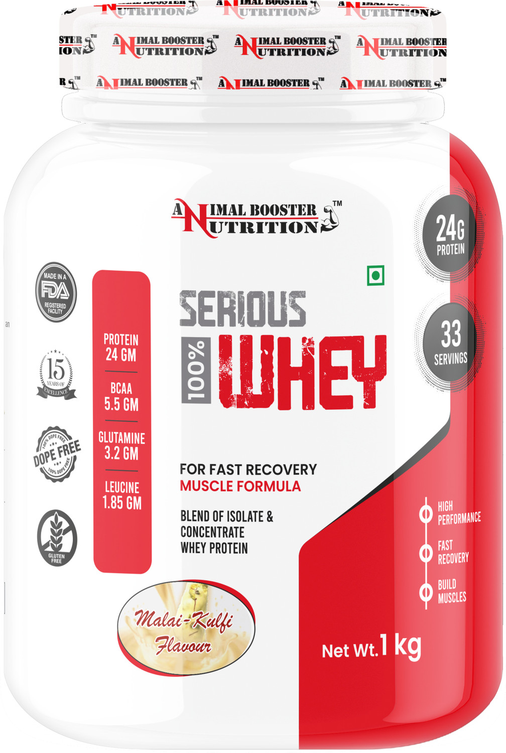 Image of Animal Booster Nutrition Animal Booster Serious Whey Whey Protein