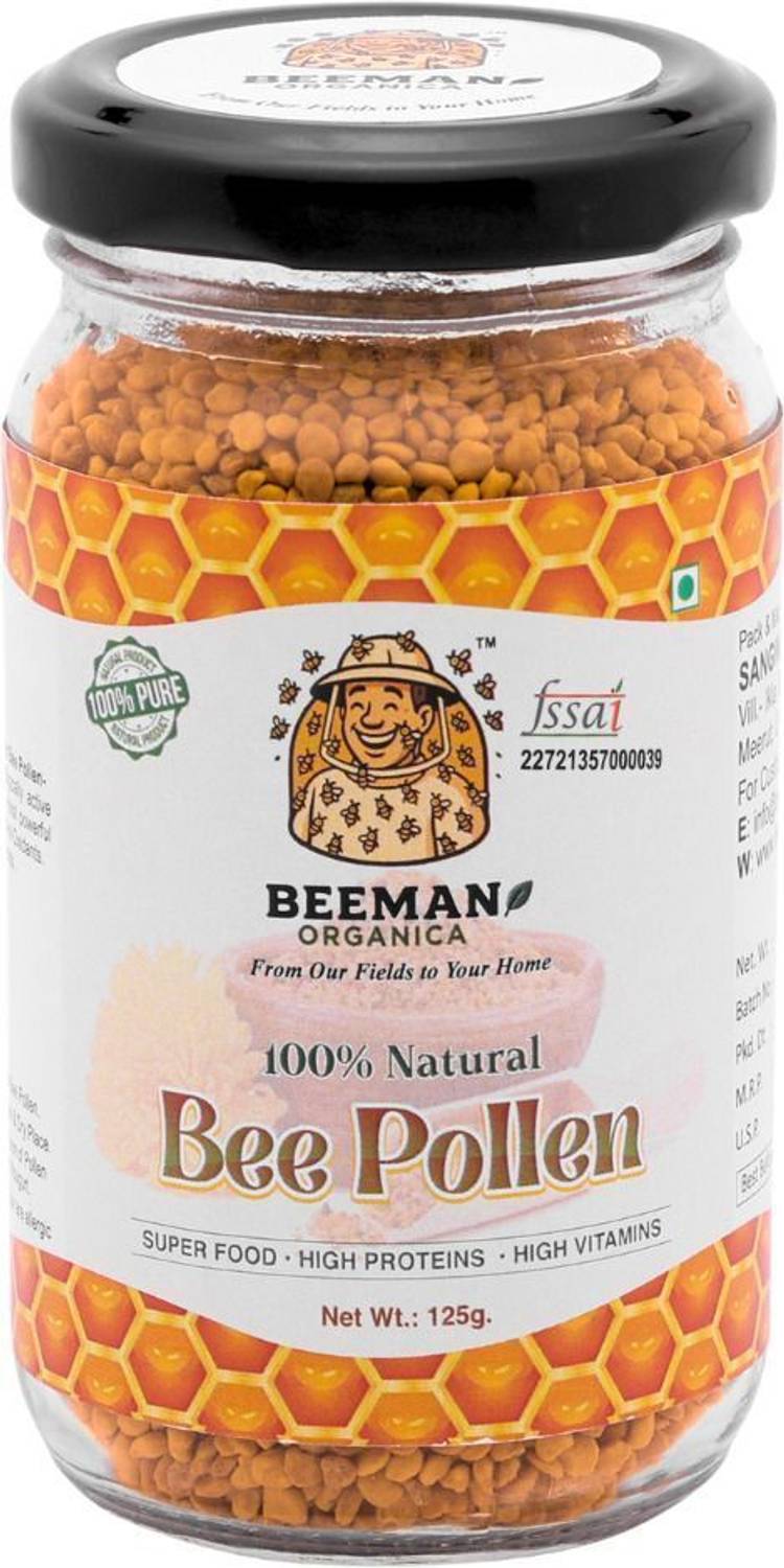 BEEMAN ORGANICA 100% Pure Natural Energy Booster Organic Plant-Based Protein