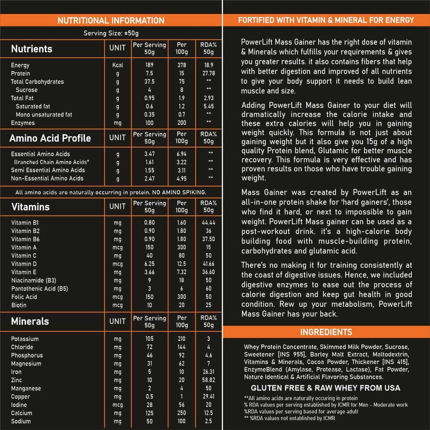 POWERLIFT Muscle Protein Powder with Shaker - Image 5
