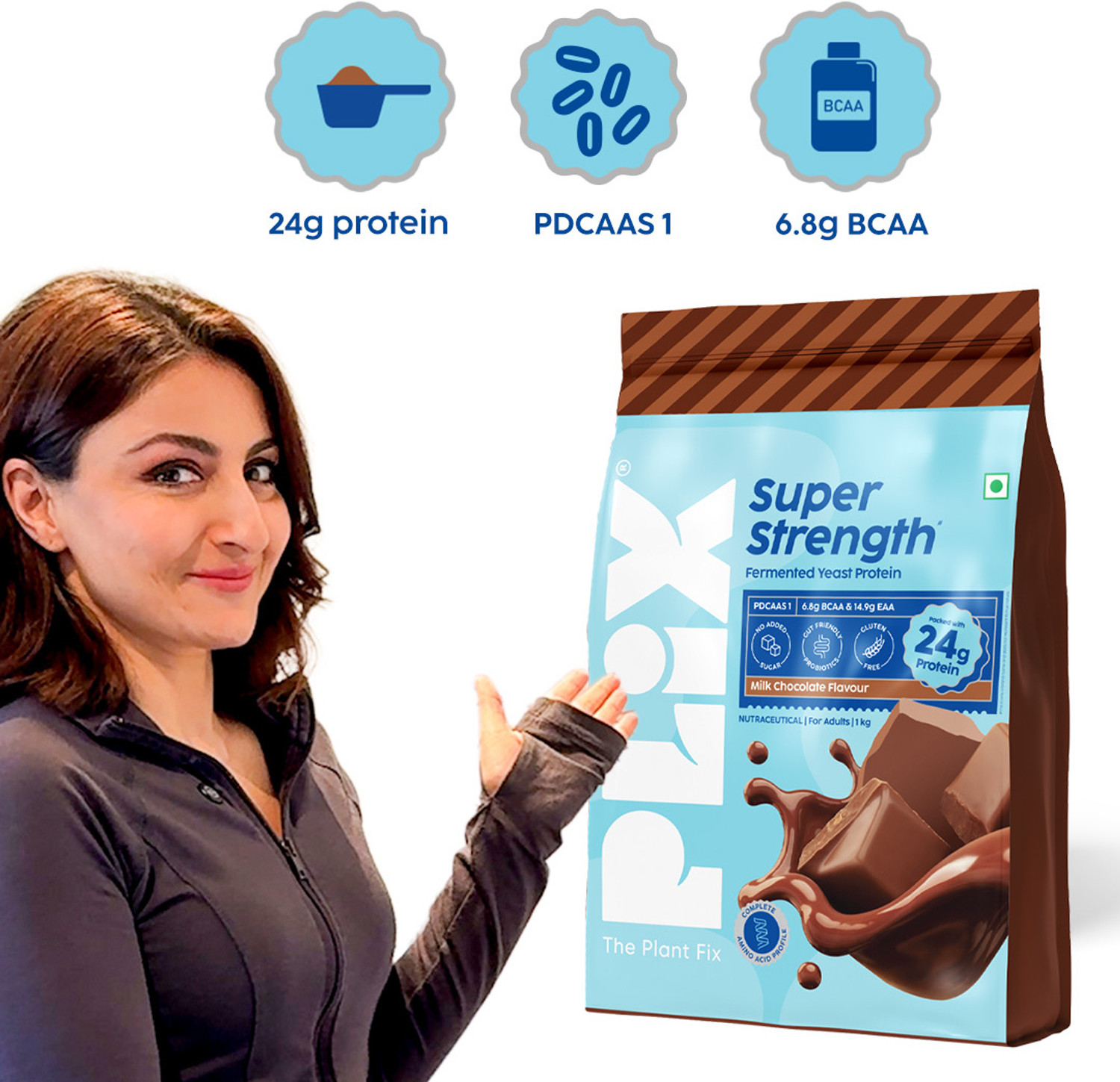 Image of The Plant Fix Plix Super Strength Fermented Yeast Protein | Yeast Protein Powder Plant-Based Protein