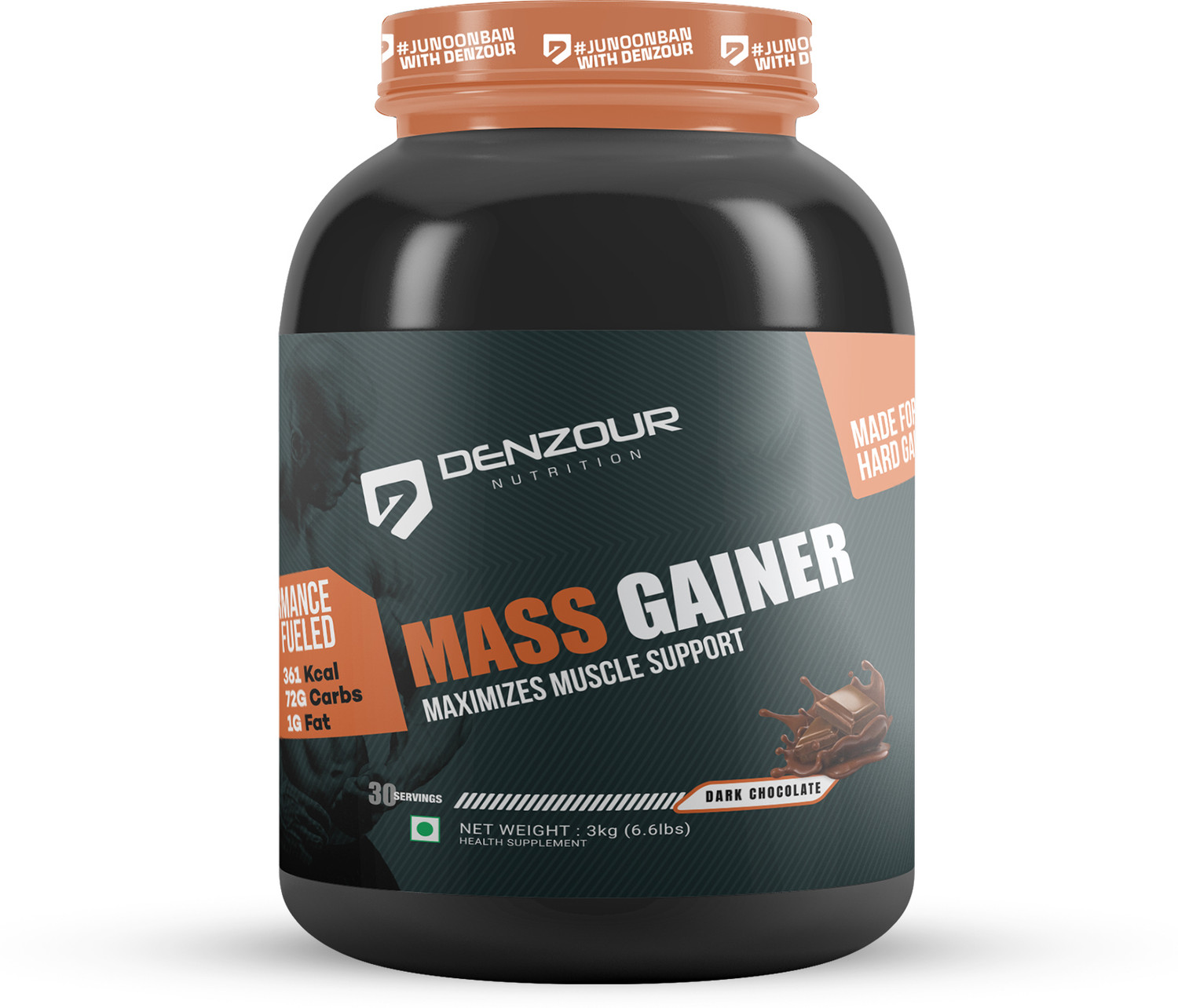 Image of DENZOUR NUTRITION High Protein High Calorie Weight Gainers /Mass Gainers