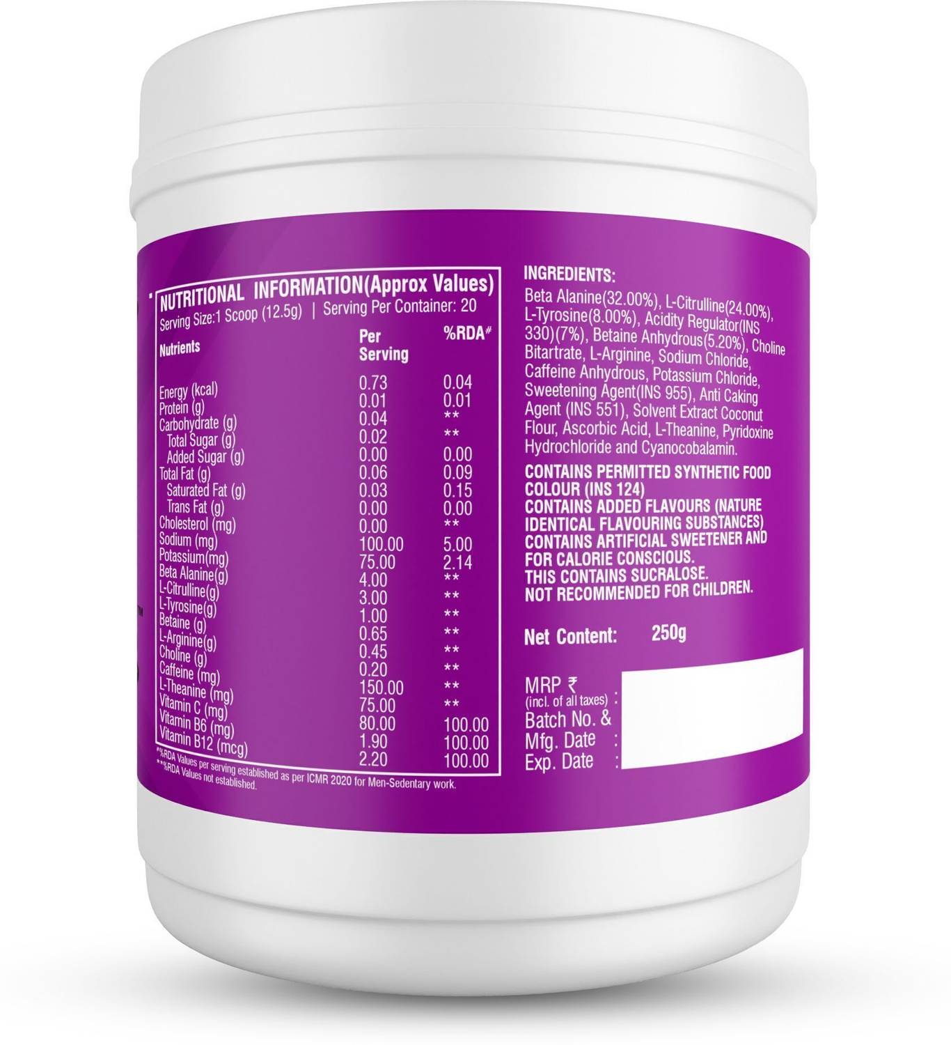 HEALTHFARM ThpreX Pre Workout , Get Increased Energy, Endurance
