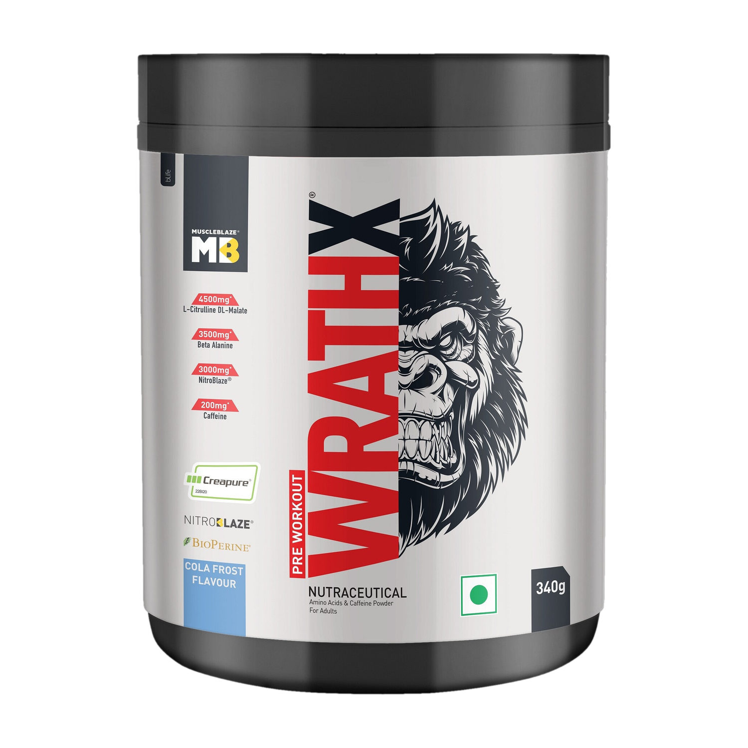 MUSCLEBLAZE WrathX Pre Workout