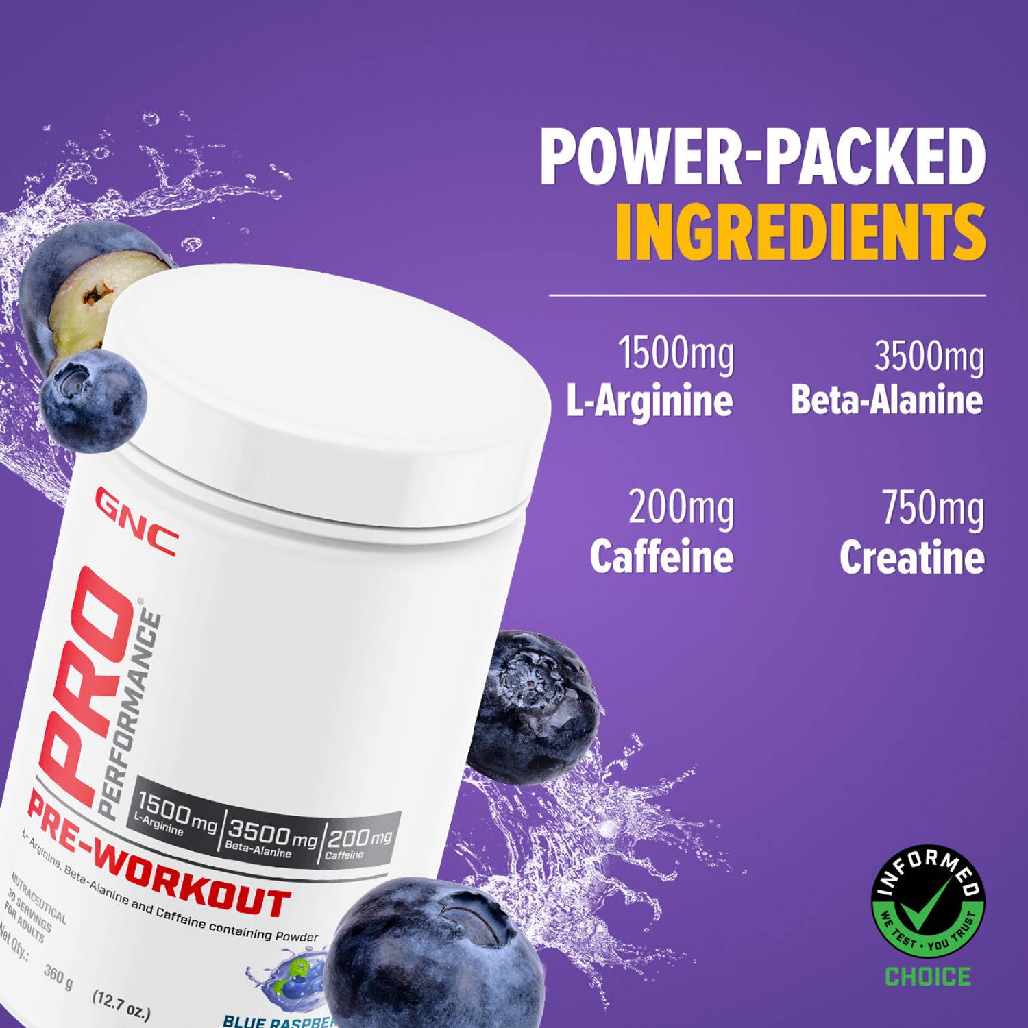 GNC Pro Performance Pre Workout - Image 3