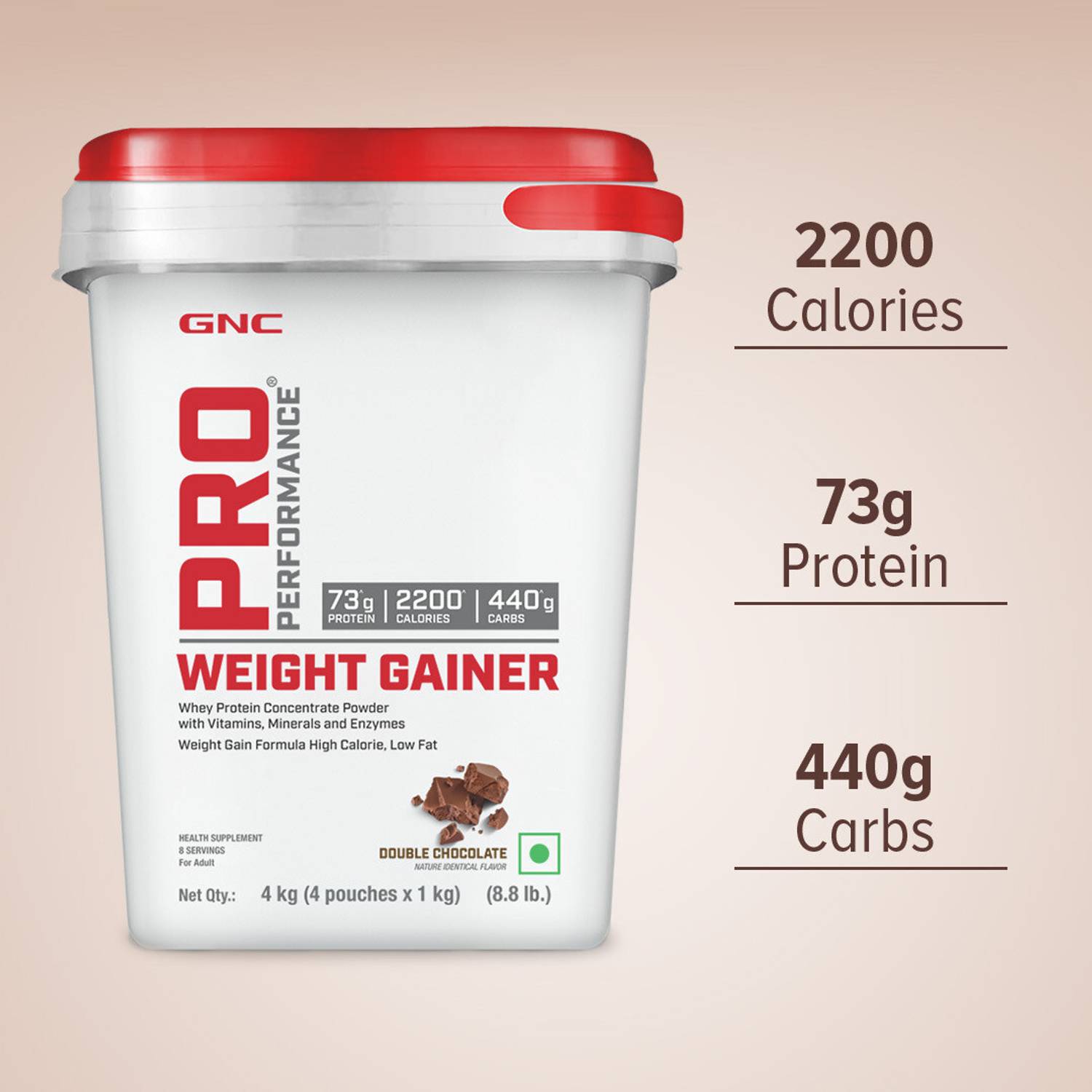 GNC Pro Performance Weight Gainer 4 kg - Image 2