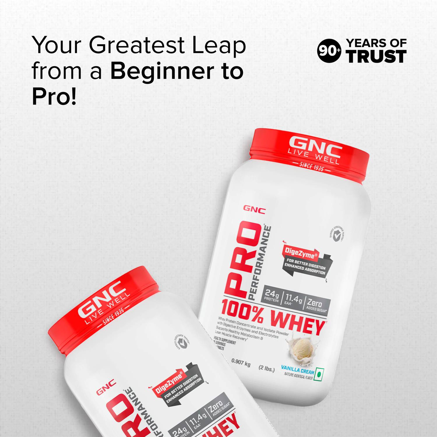 GNC Pro Performance 100% Whey Protein Powder - Image 4