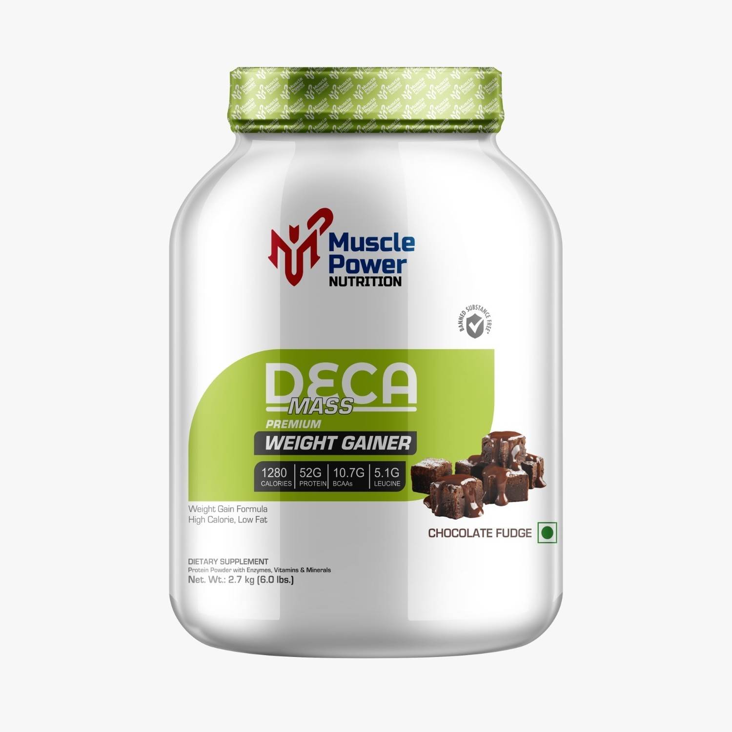 56 INCHES MUSCLE POWER DECA MASS PREMIUM WEIGHT GAINER Weight Gainers/Mass Gainers